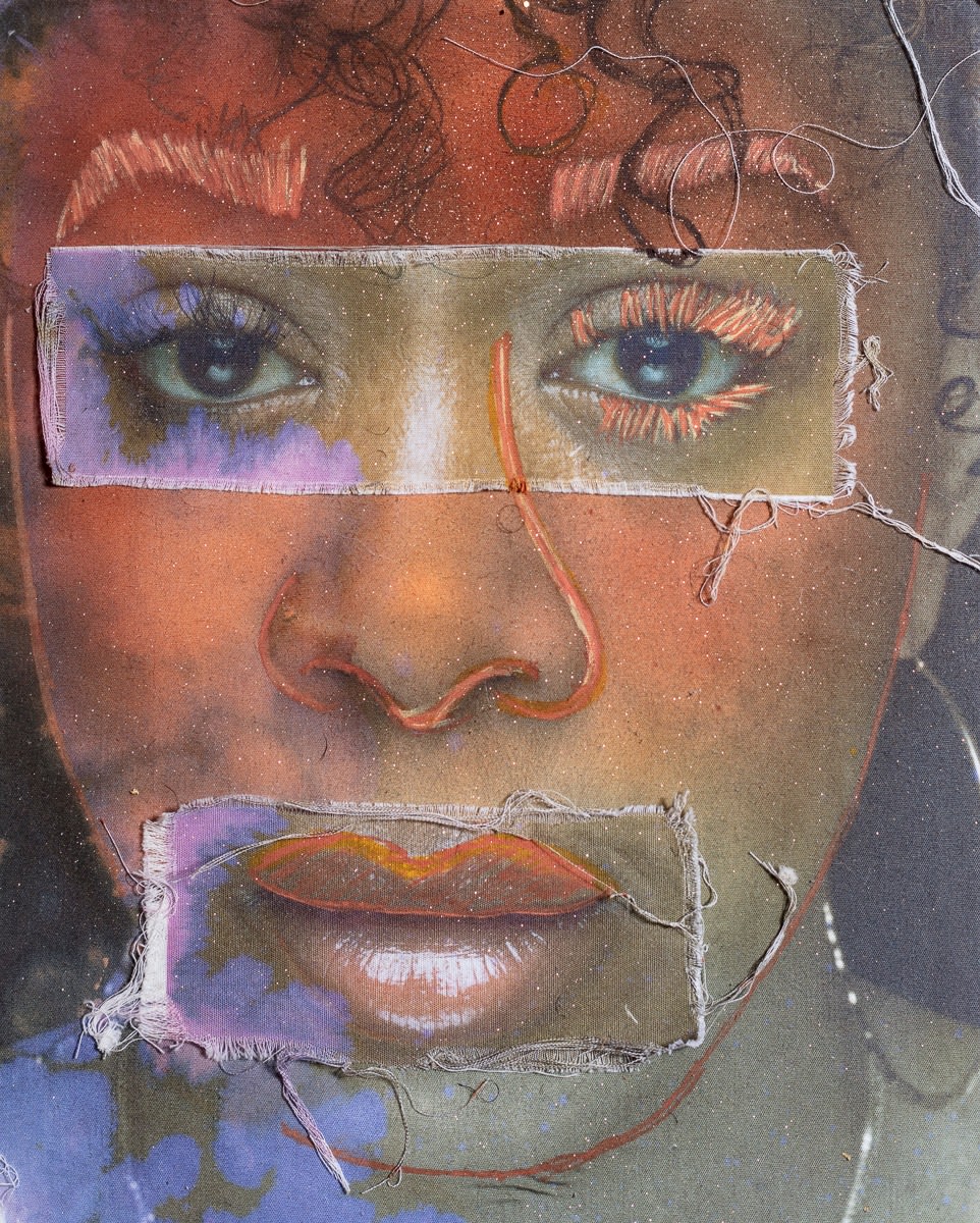 E R V I N A. J O H N S O N Variation 19, 2020 Photographic mixed media on...