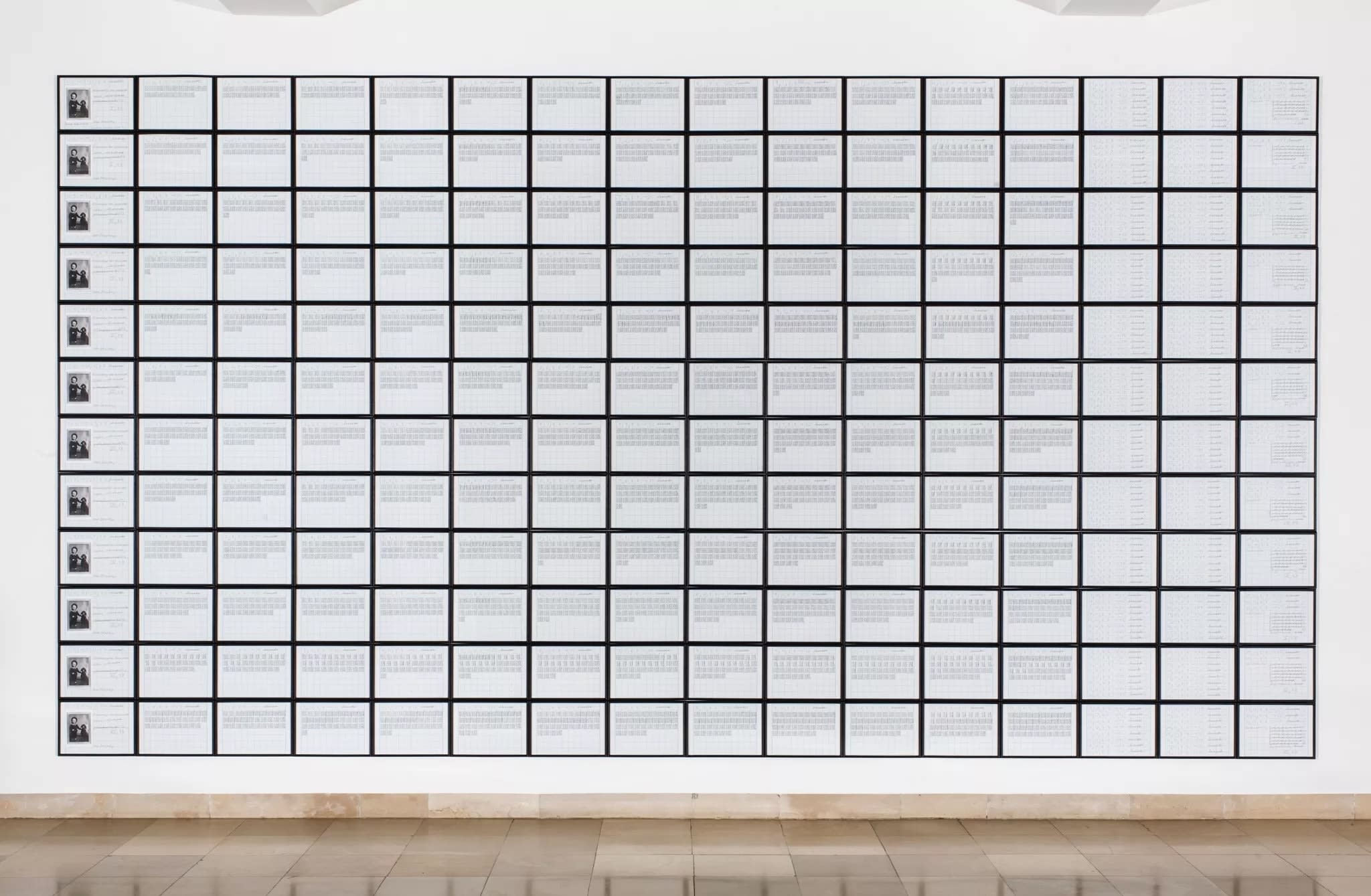 Hanne Darboven, Hommage an meinen Vater, 1988