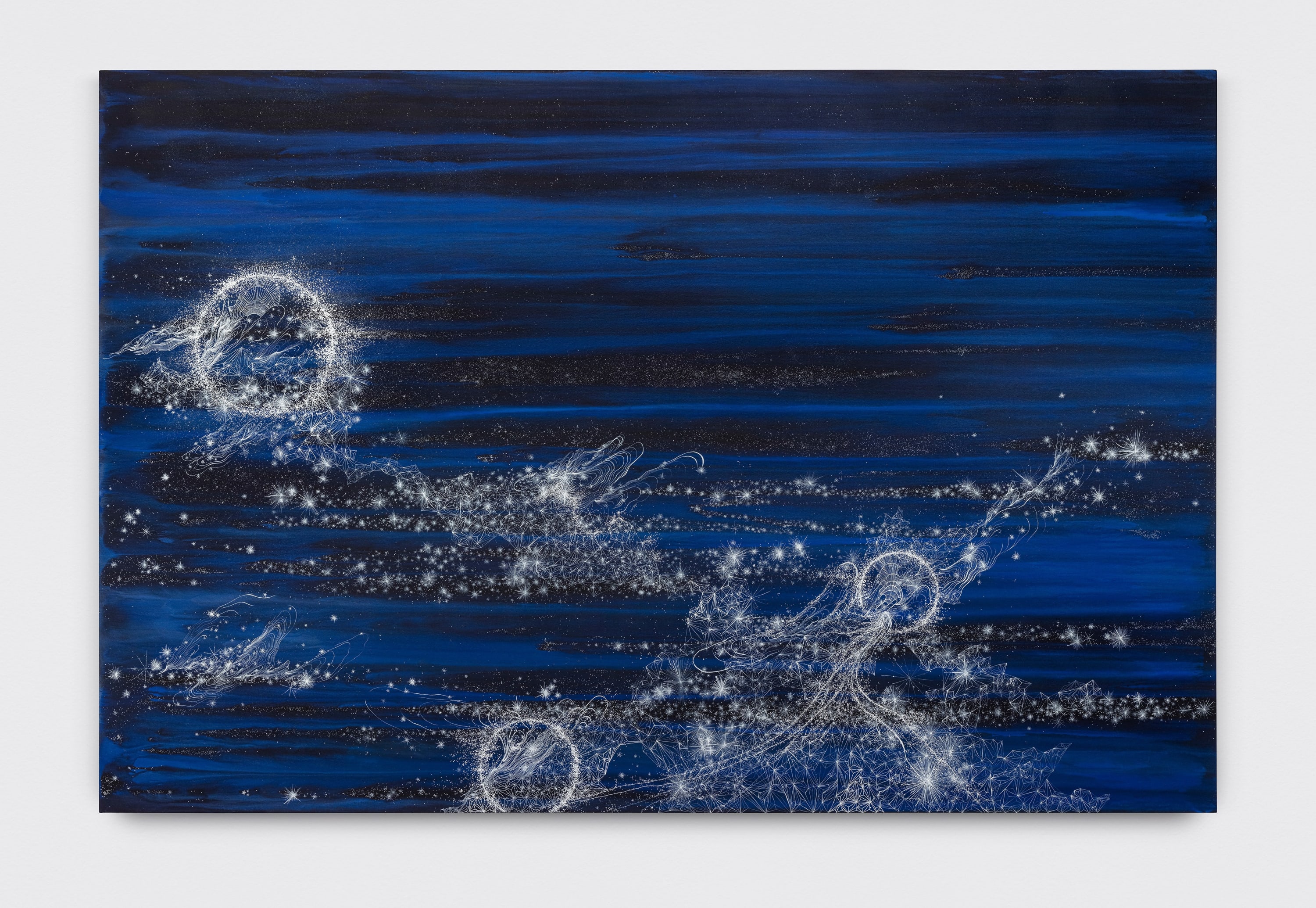 Sandra Cinto, Untitled (from the series Nights of Hope in Maçarico City), 2022, 165 x 250 cm