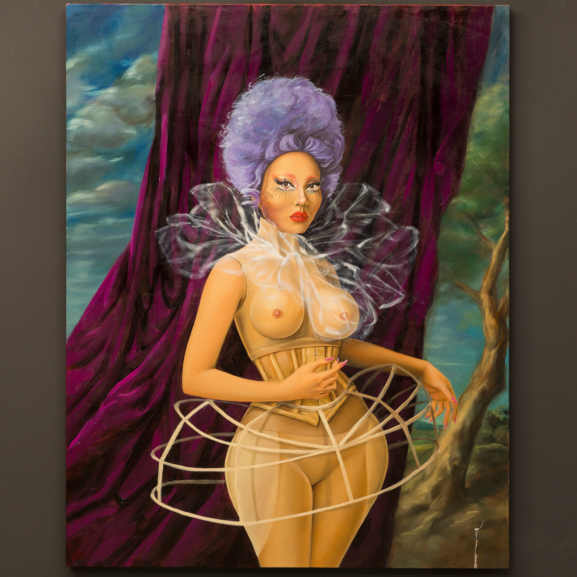 Xu Yang, Self-portrait: There is in the soul a desire for not thinking, 2022