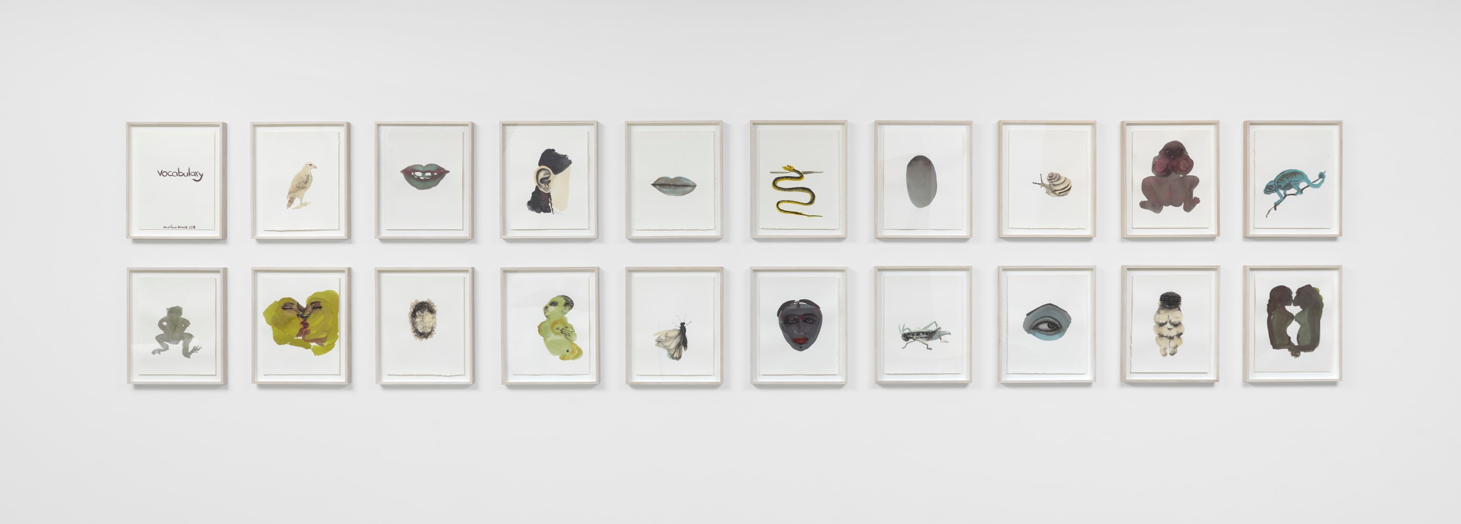 MARLENE DUMAS, Vocabulary, 2018