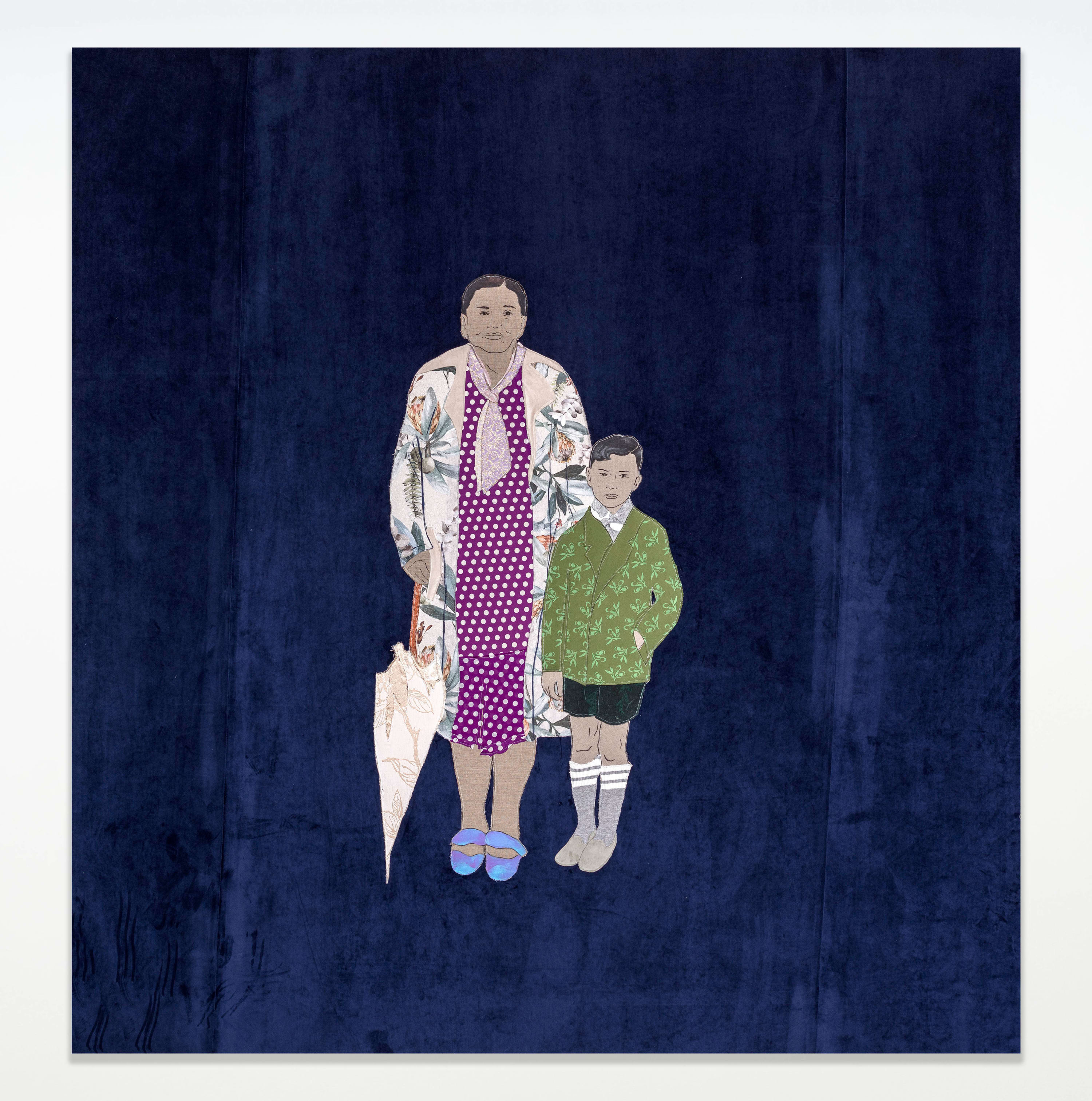 Katarzyna Oraczko with her son Leszek, from the series Siukar Manusia, 2022