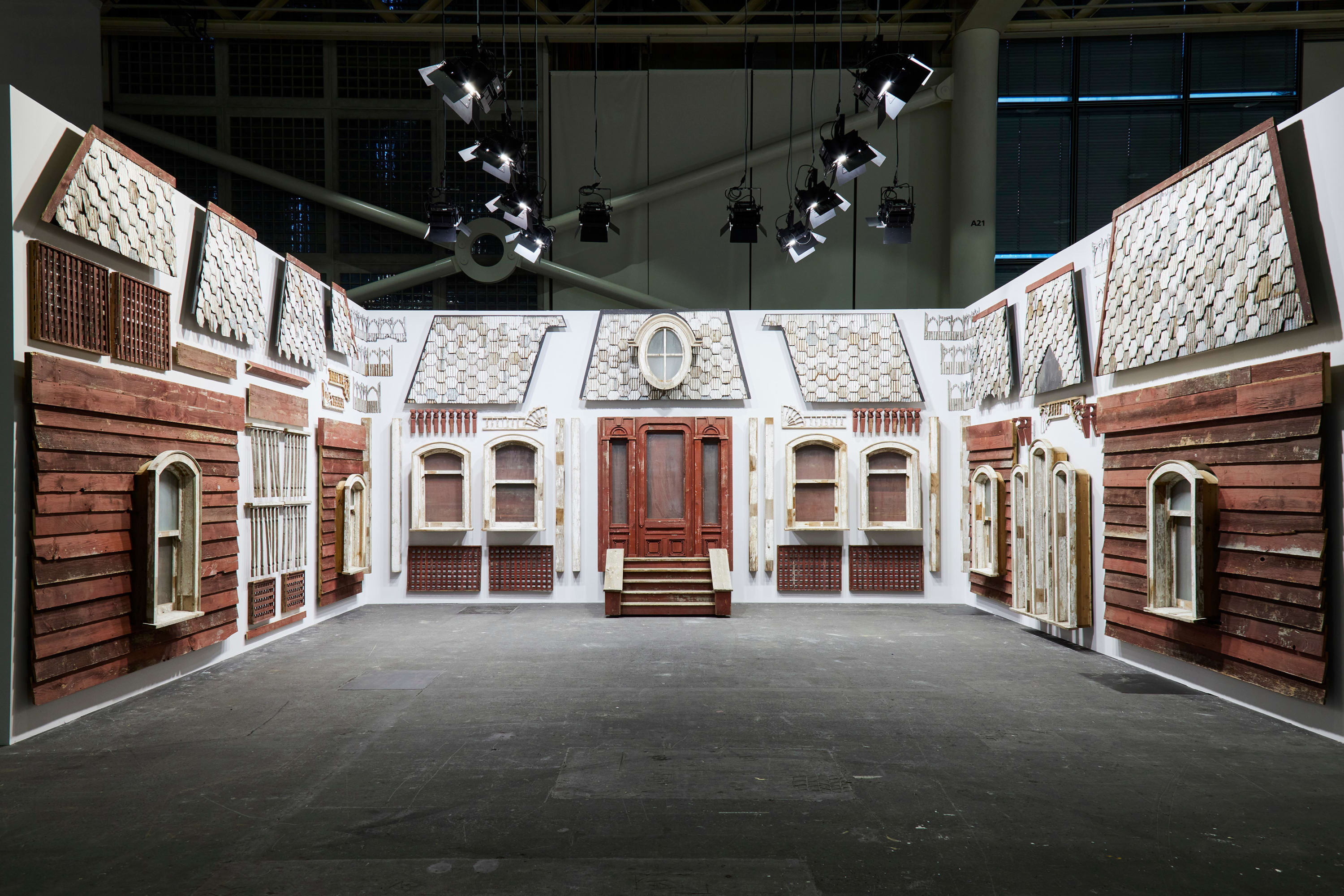 PsychoBarn (Cut Up), 2023, detail