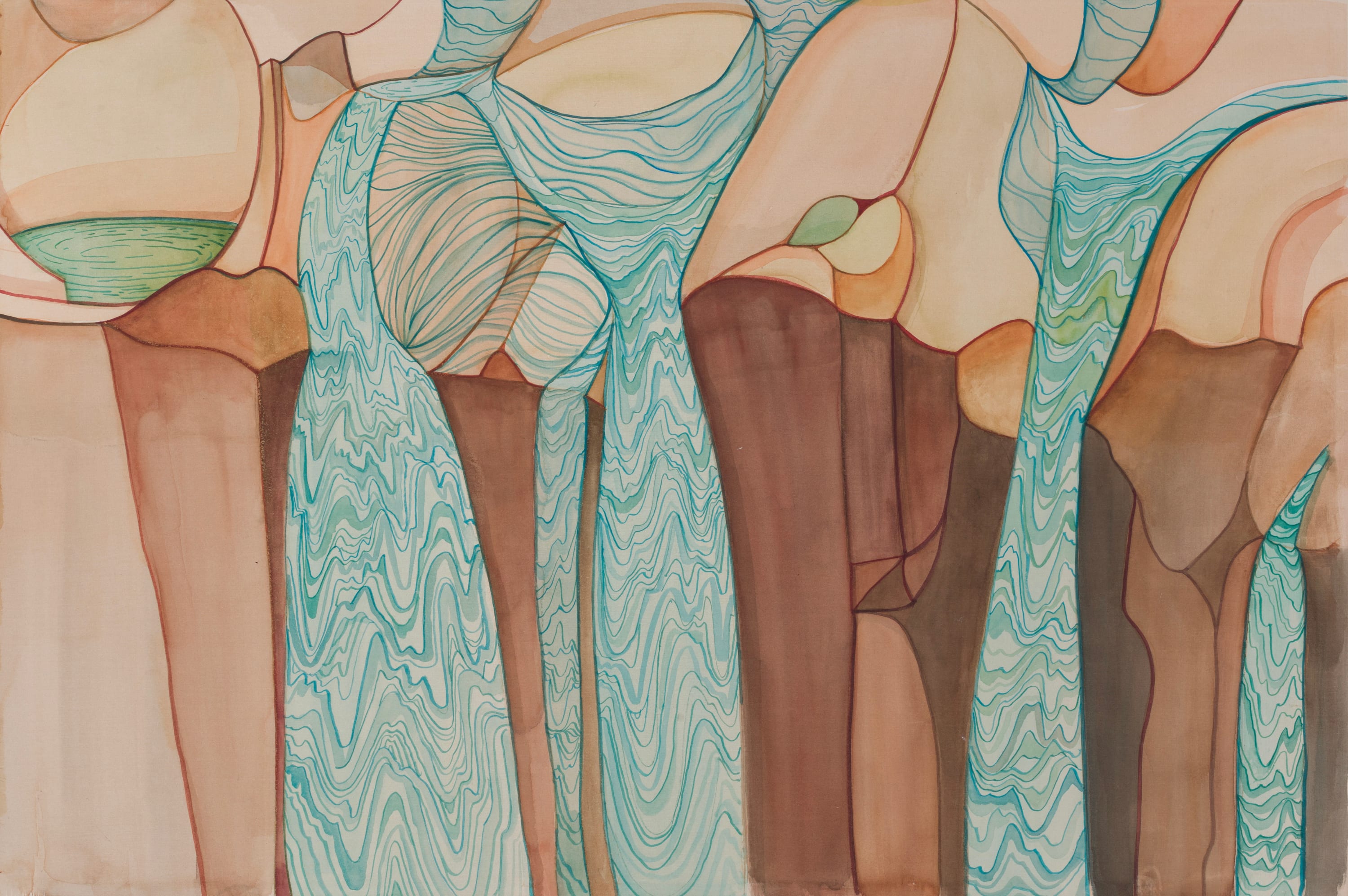 陈督兮的作品围绕“水”这一主题展开,构建出一个流动、永恒与瞬息交错的世界。他的《持颐》系列凝聚了十余年来对流动性的研究,水既是画面的主题,也是一种哲学隐喻,象征时间的流逝、生命的循环,以及观察者与被观察者之间微妙的关系。作品通过水的多重属性,探索自然、生命及宏观与微观之间的深层联系。