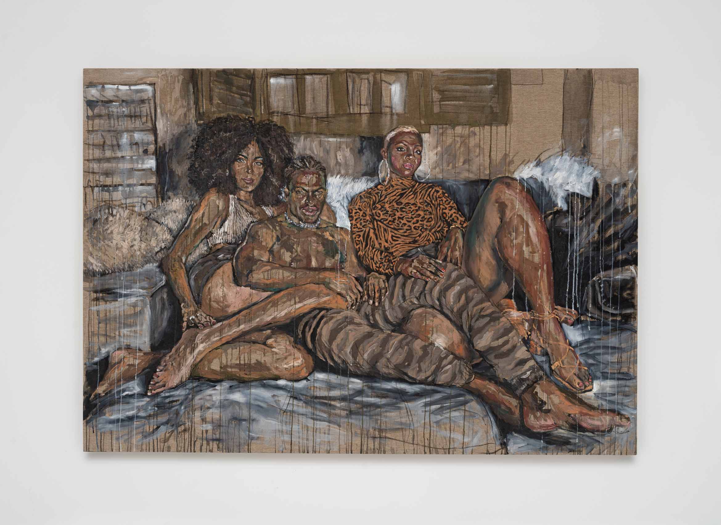 Panmela Castro, Elen Adjard, Faruk Barem e Marina Oliveira, série Amantes, [Elen Adjard, Faruk Barem and Marina Oliveira, from the...