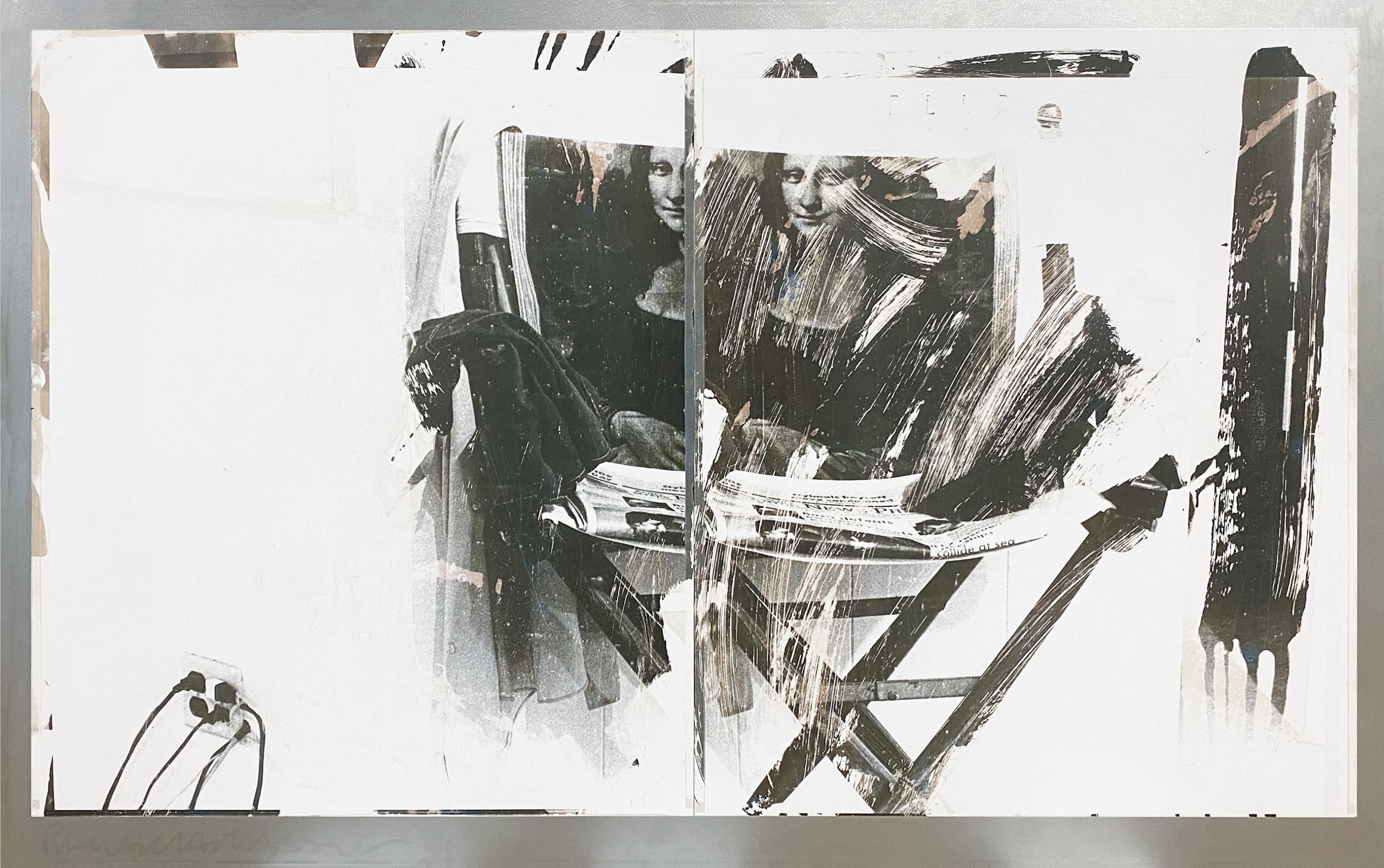 Robert Rauschenberg From the Bleacher Series: Captiva Beach House, 1991 This unique work is part of Robert Rauschenberg’s Bleacher series...