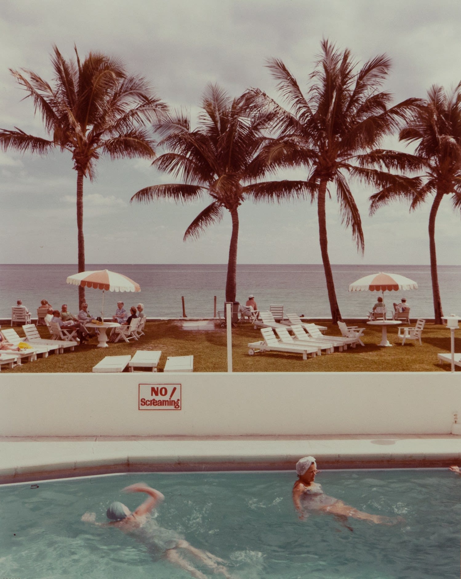 Joel Meyerowitz Fort Lauderdale, Florida, 1977 Signed, titled, dated with annotations in ink verso Chromogenic dye coupler print. Vintage Image:...
