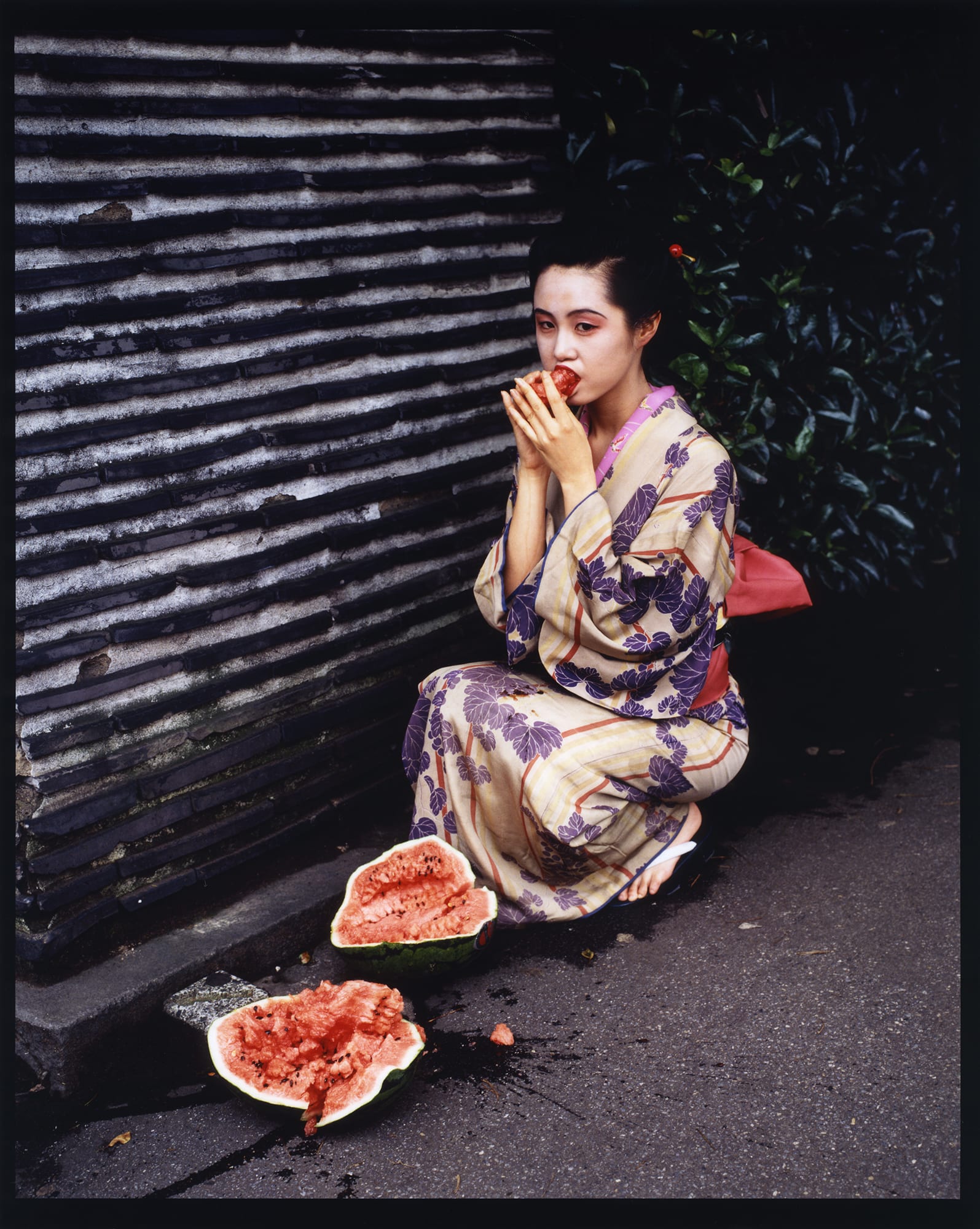COLOURSCAPES, TOKYO, 1991, Signed in silver ink recto. Cibachrome print, printed later. Paper size: 60 x 50 cm