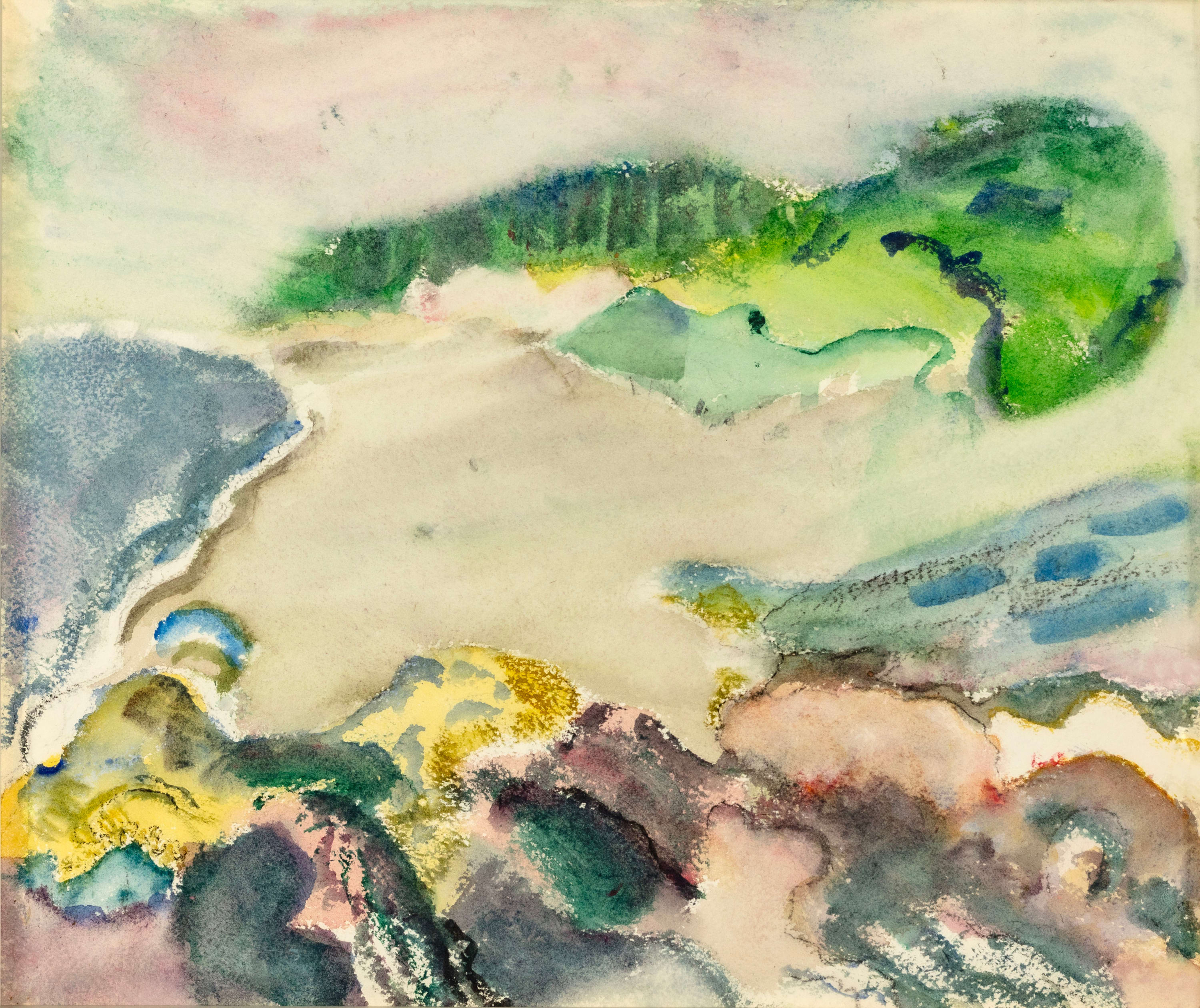 John Marin, By the Sea, Small Point, Maine, 1917