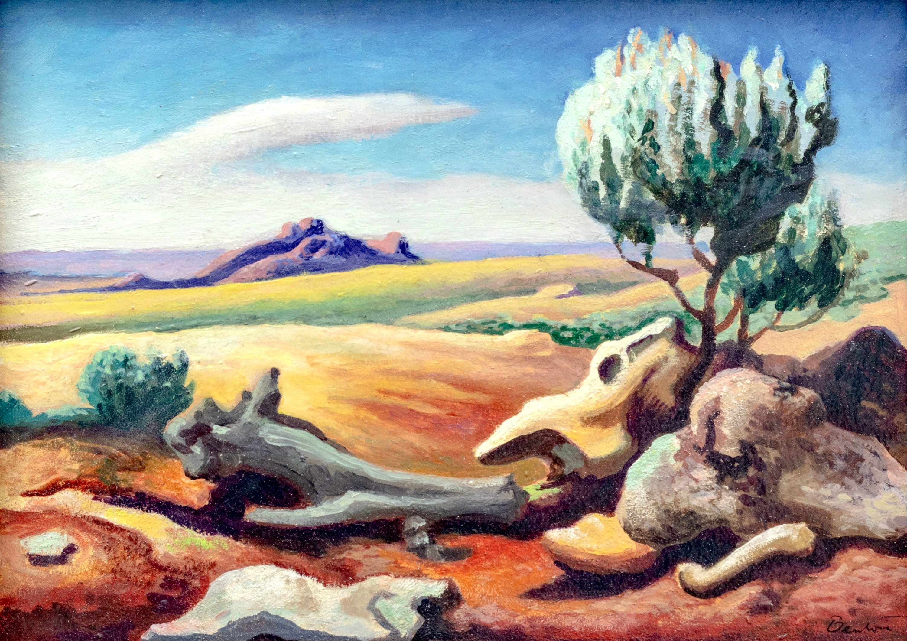 Thomas Hart Benton, Desert Still Life, c. 1951