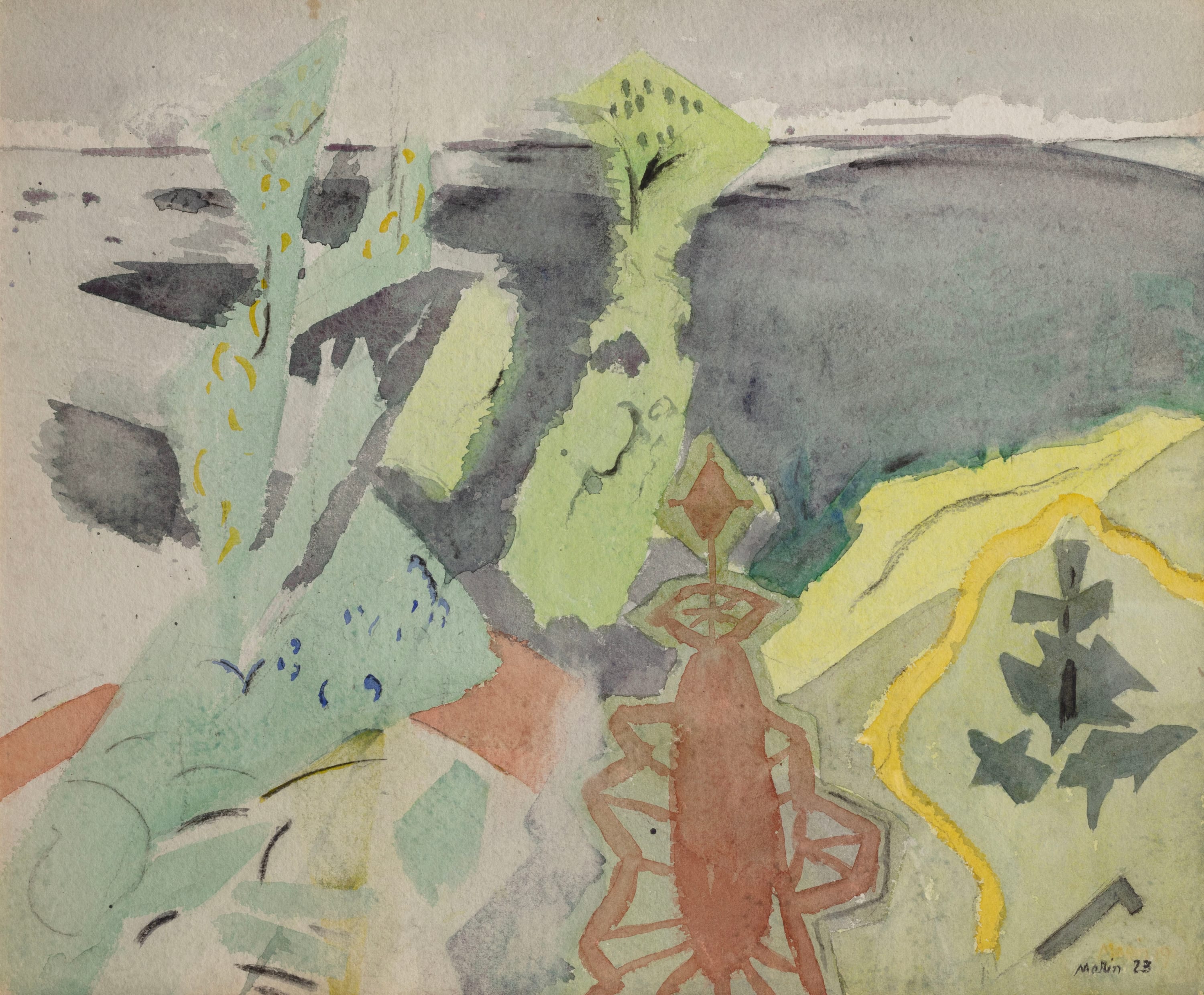 John Marin, On Deer Isle, Maine, 1923