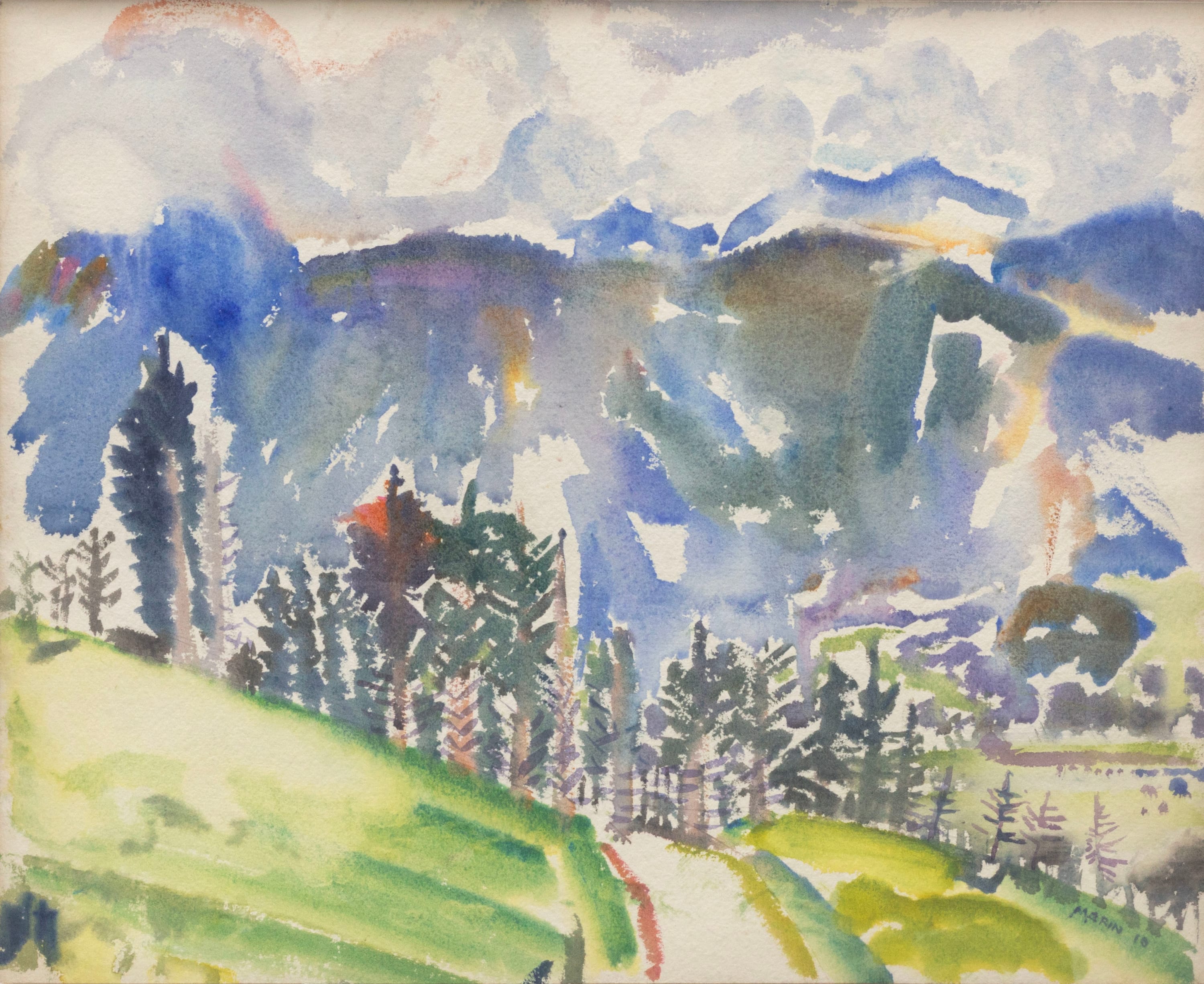 John Marin, The Tyrol, 1910