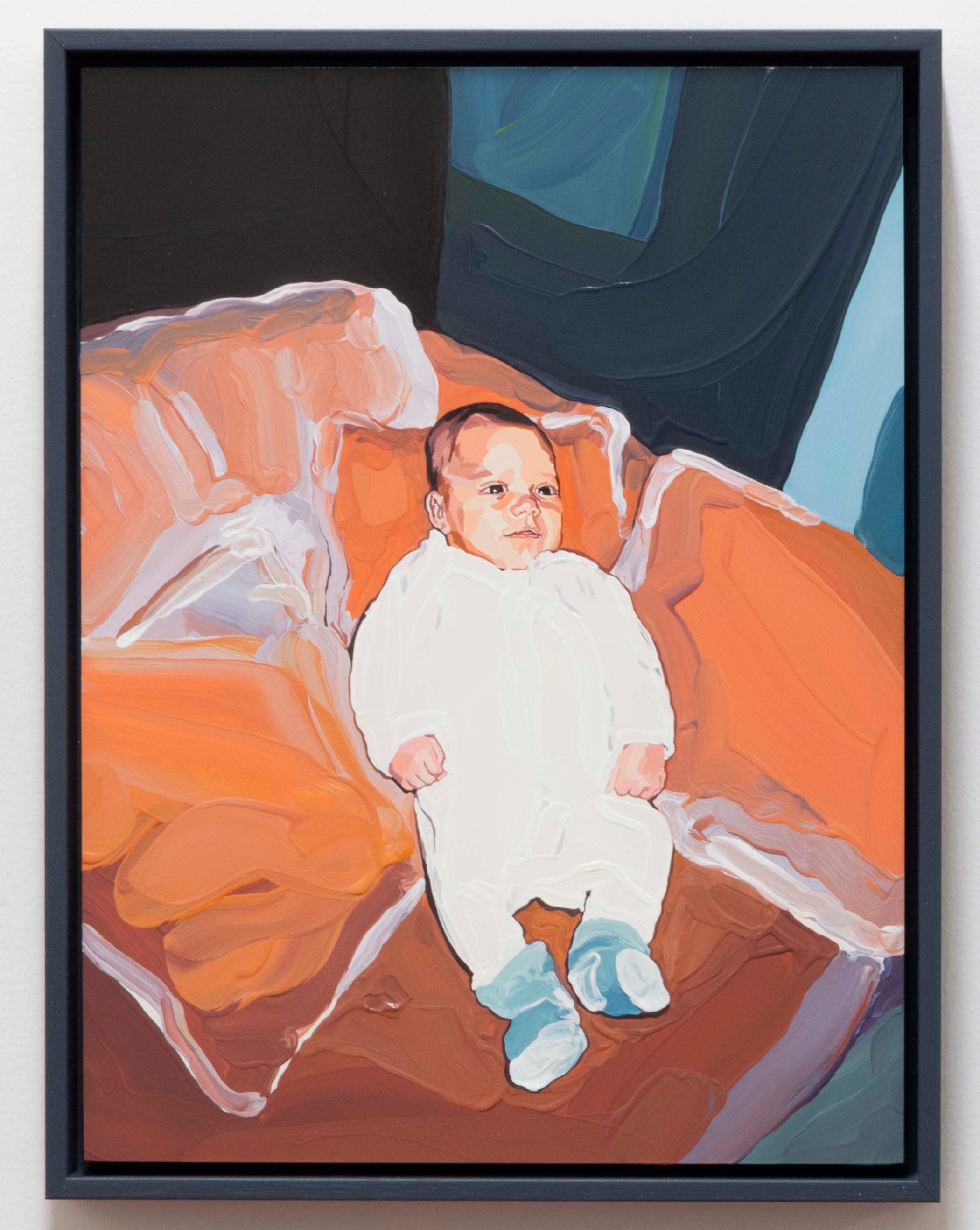 Thea Anamara Perkins Victoria Street, 2025 acrylic on board 43.5 x 33.5 cm