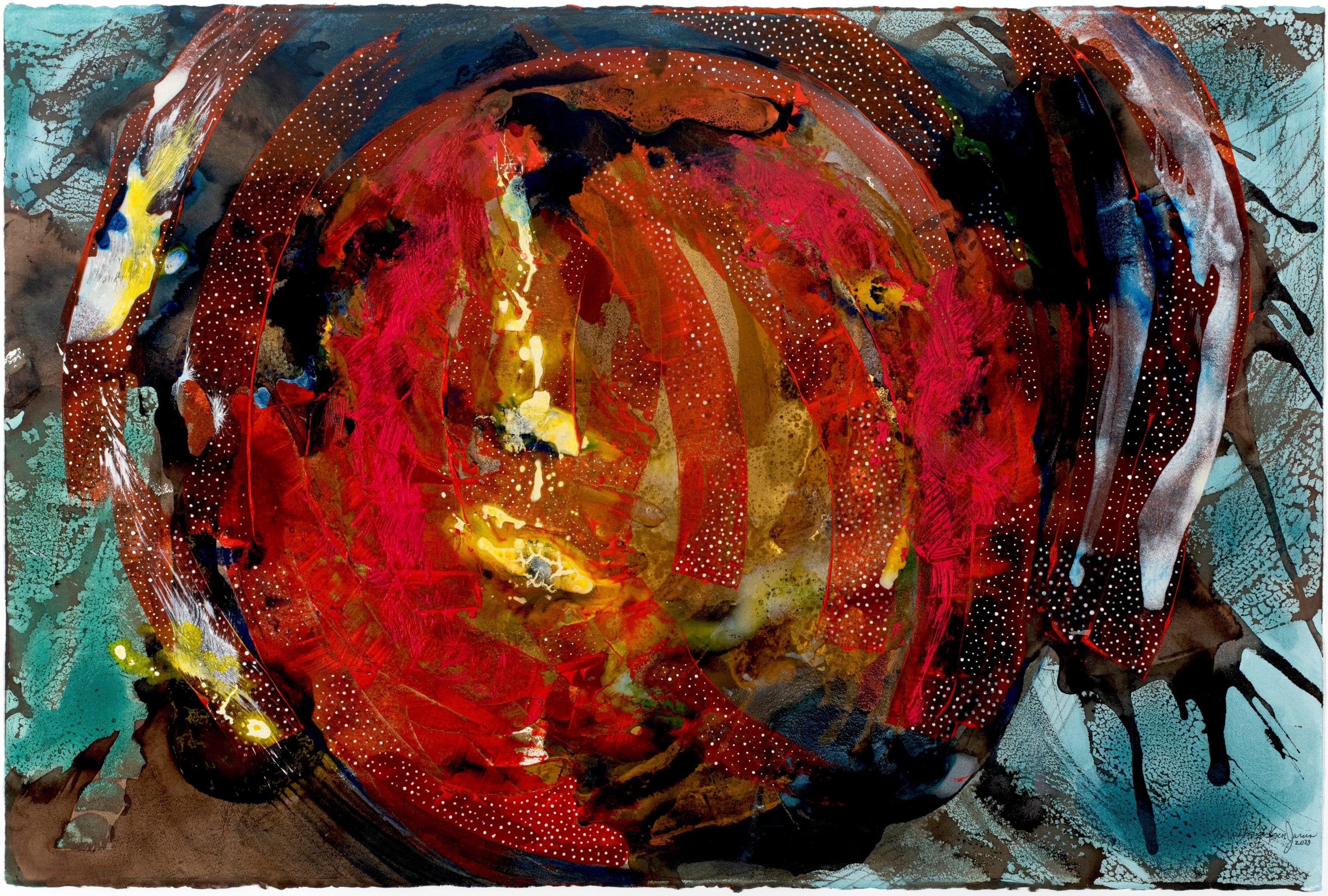 Martha Jackson-Jarvis, Red Mandala, 2022