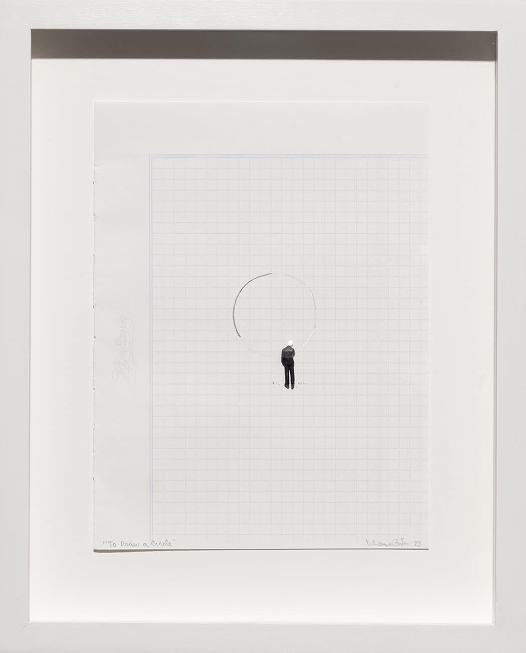 Liliana Porter, To Draw a Circle, 2023