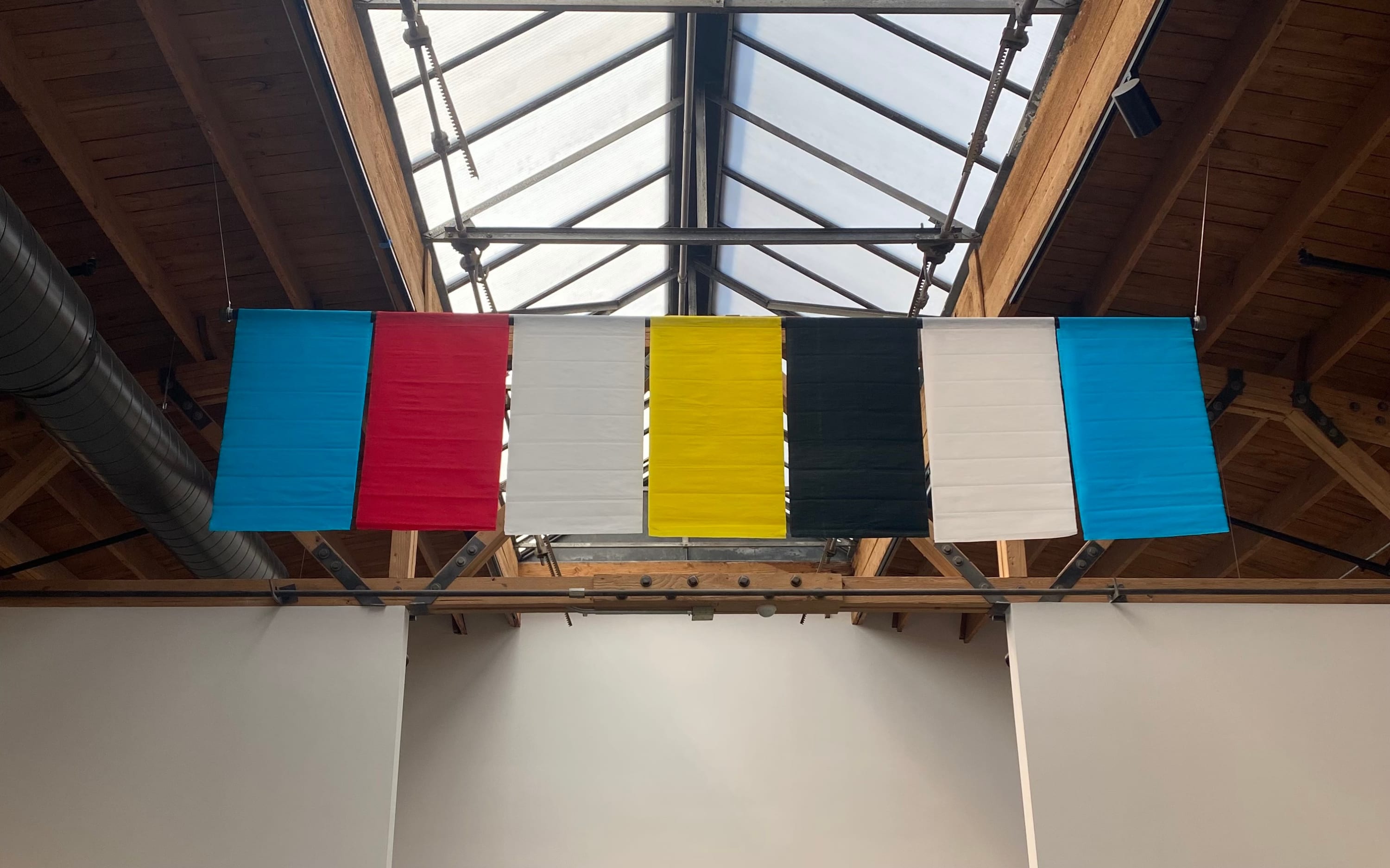 Alberto Aguilar, Blue, Rojo, White, Negro, Yellow, Blanco and Azul, 2025