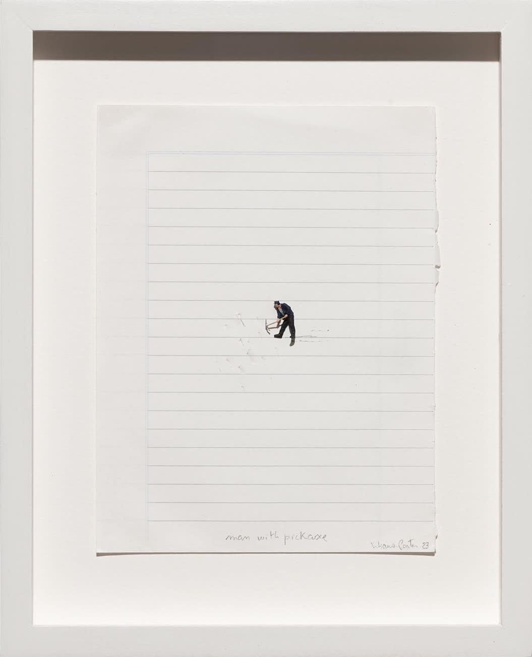 Liliana Porter, Man with Pic Axe, 2023