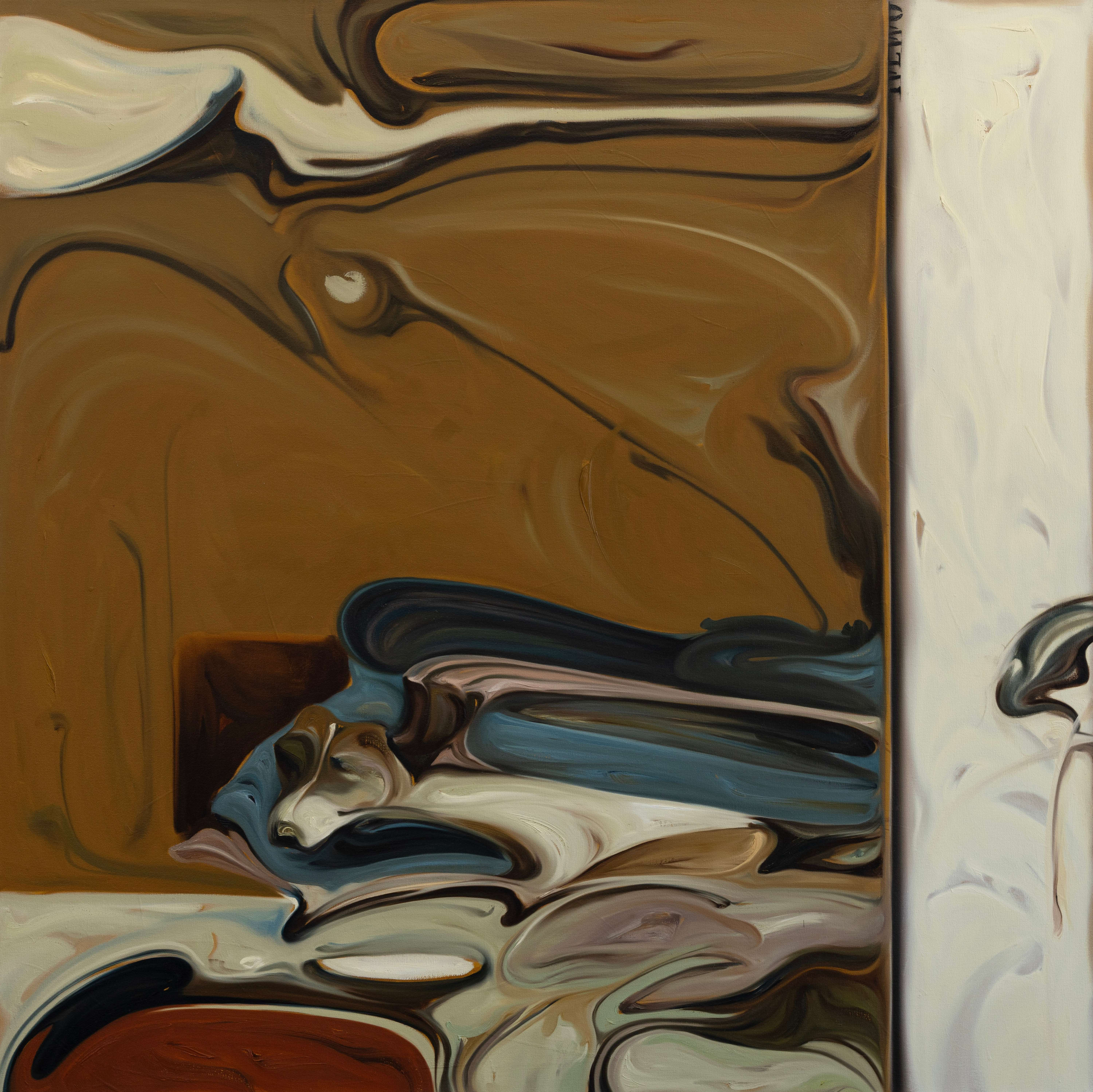 Luke Agada, Unstill Life (Elegy in Blue), 2025