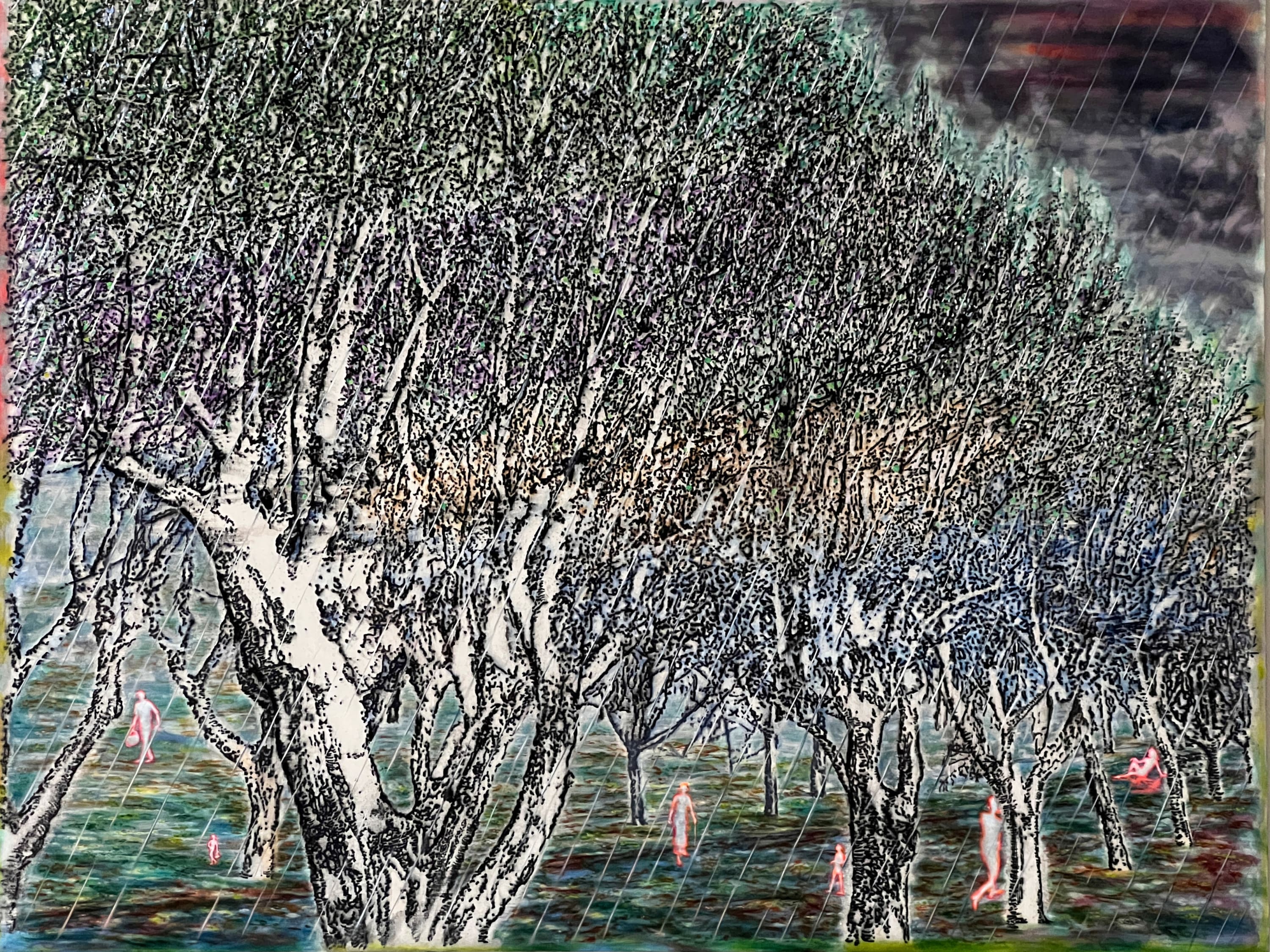 Ena Swansea, rain people, 2023