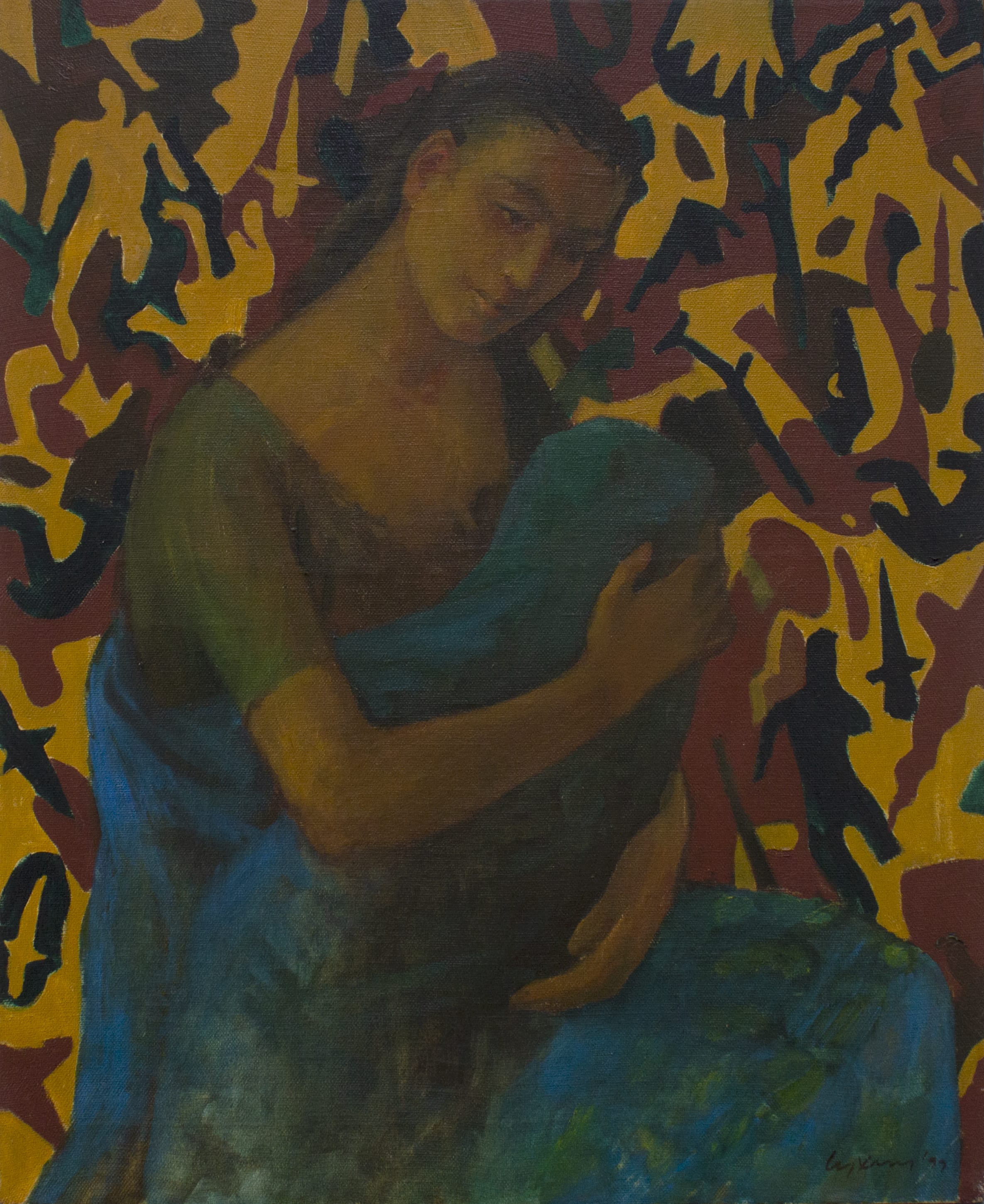 Chandraguptha Thenuwara, Mother and Child , 1999