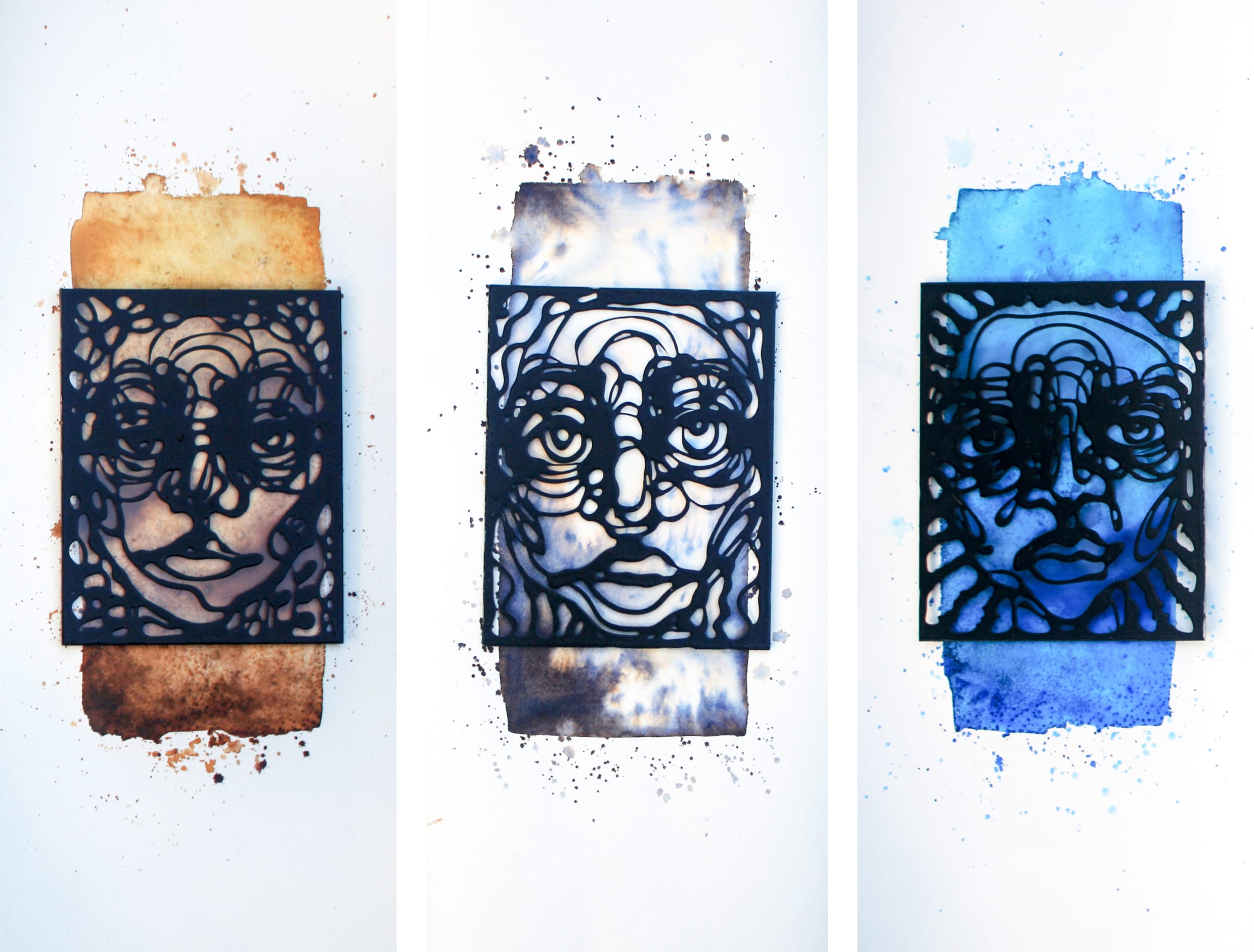 Nwakuso Edozien, Three Identities (I, II, III), 2020