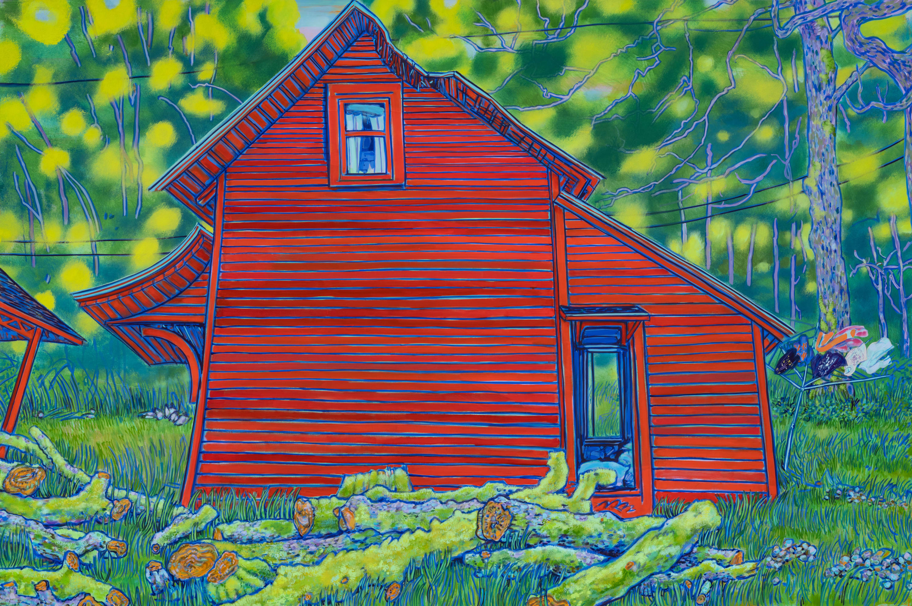 These aforementioned departures from usual or familiar colors, or being “sucked into color holes,” as she puts it, spring from...