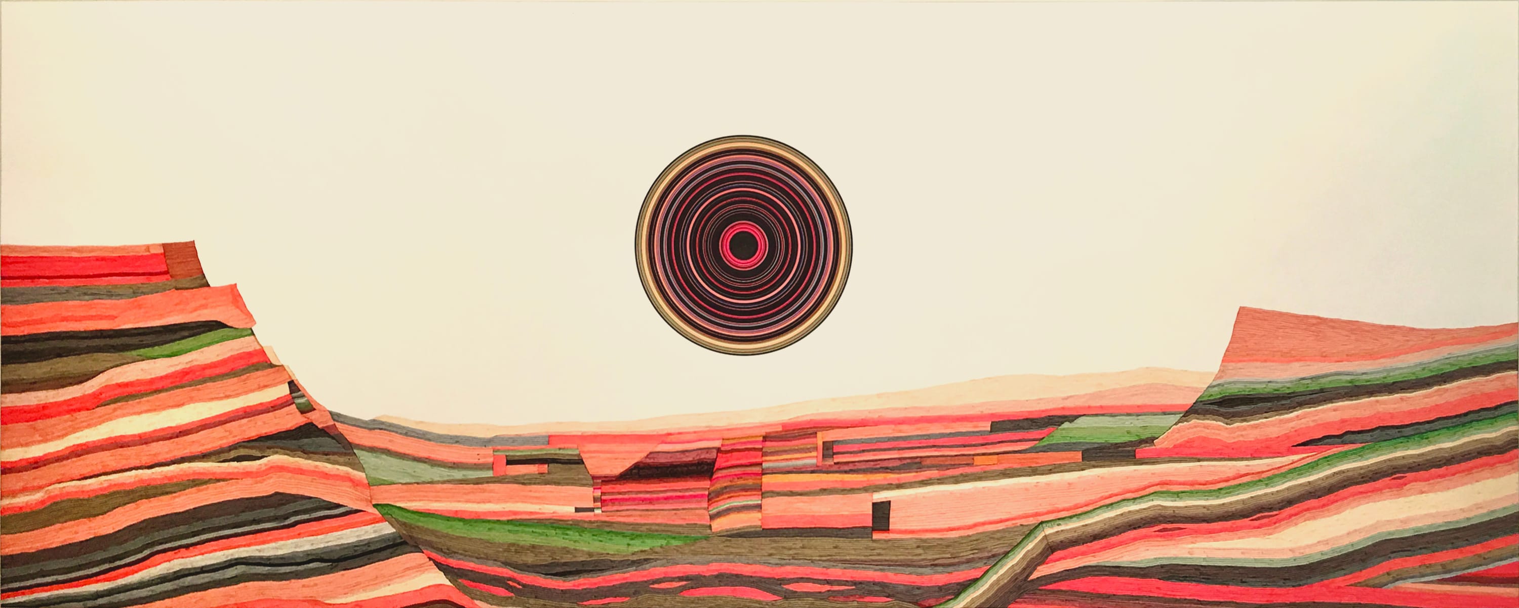 ERNESTO CAIVANO, Strata Horizon and Sun, 2018