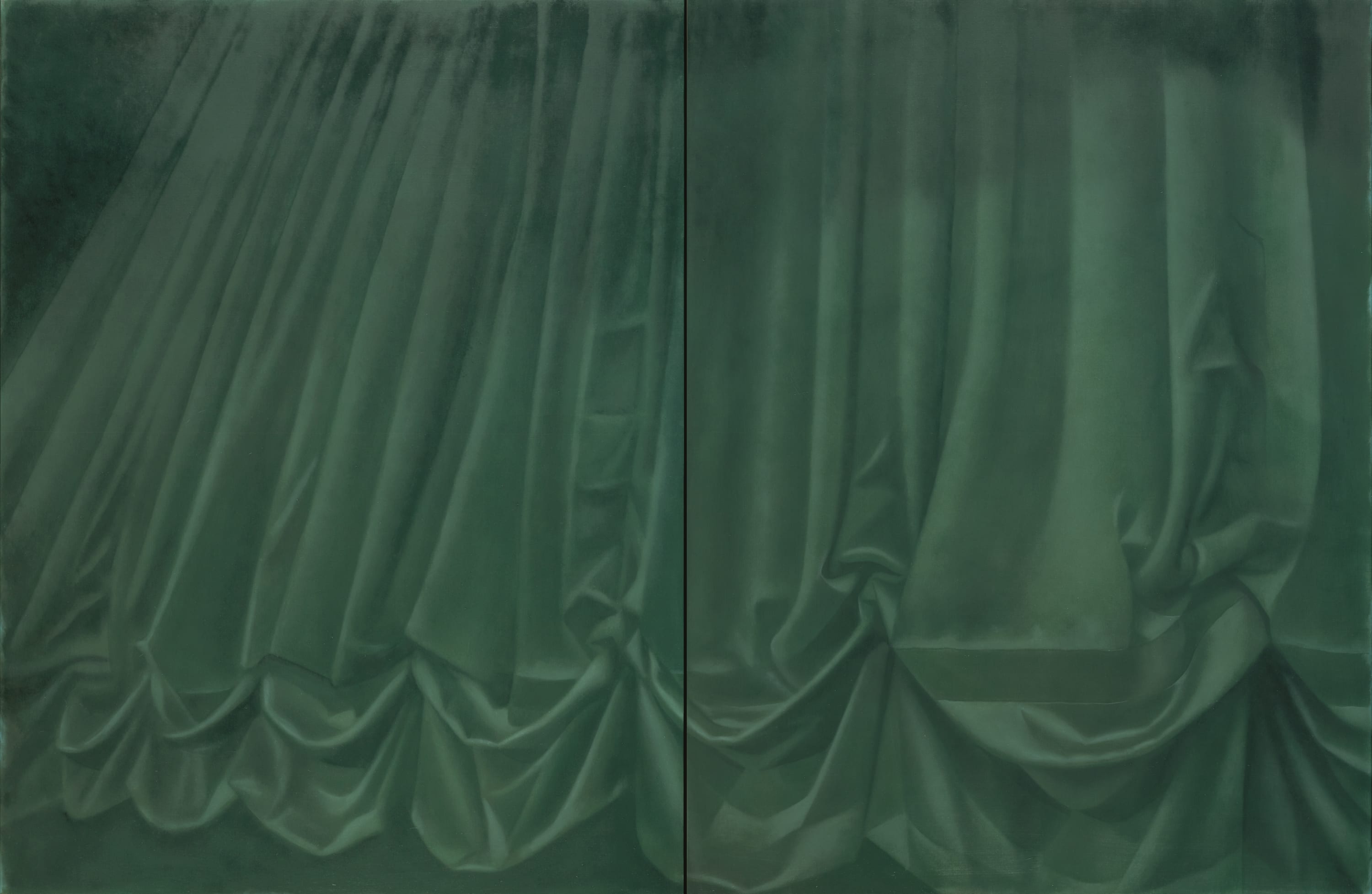 Louise Giovanelli, Dyer, 2020, 170 x 260cm (diptych)