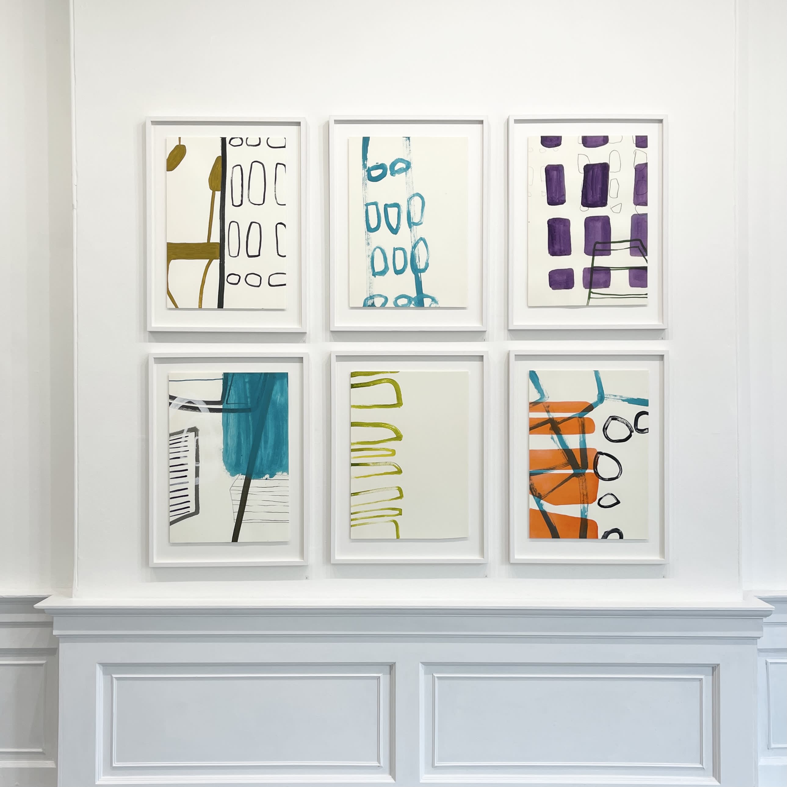 Edinburgh artist Joan Doerr painting exhibition