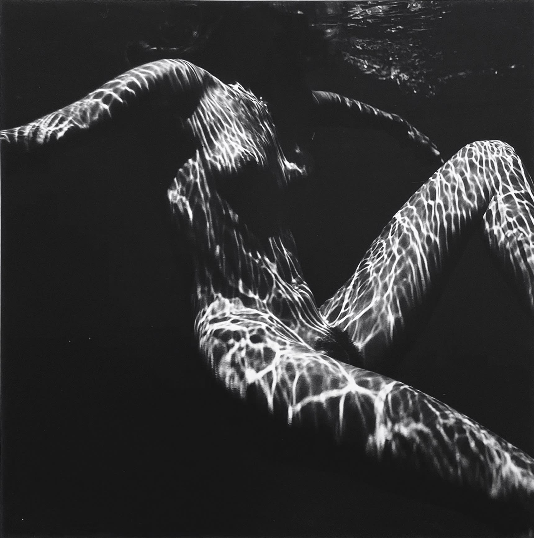 Brett Weston Underwater Nude, 1981 Signed, and dated in pencil on mount rec...