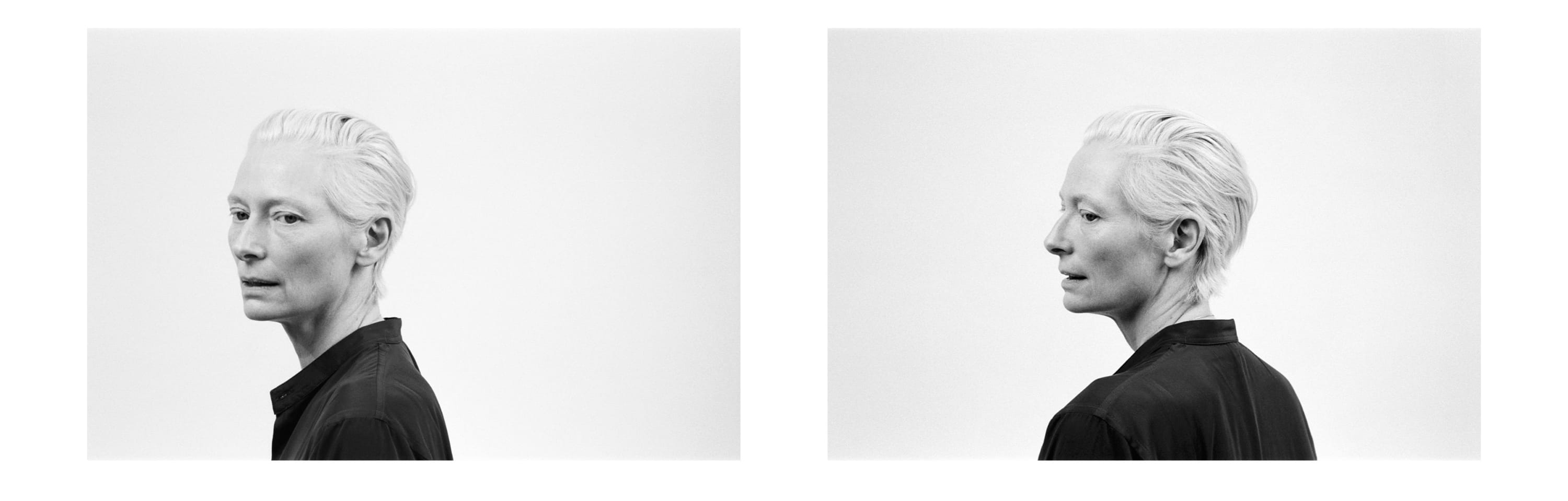 Michael Stipe Tilda Diptych, 2024 Accompanied by a signed certificate of authenticity Silver gelatin print 9 x 12 inches Image:...