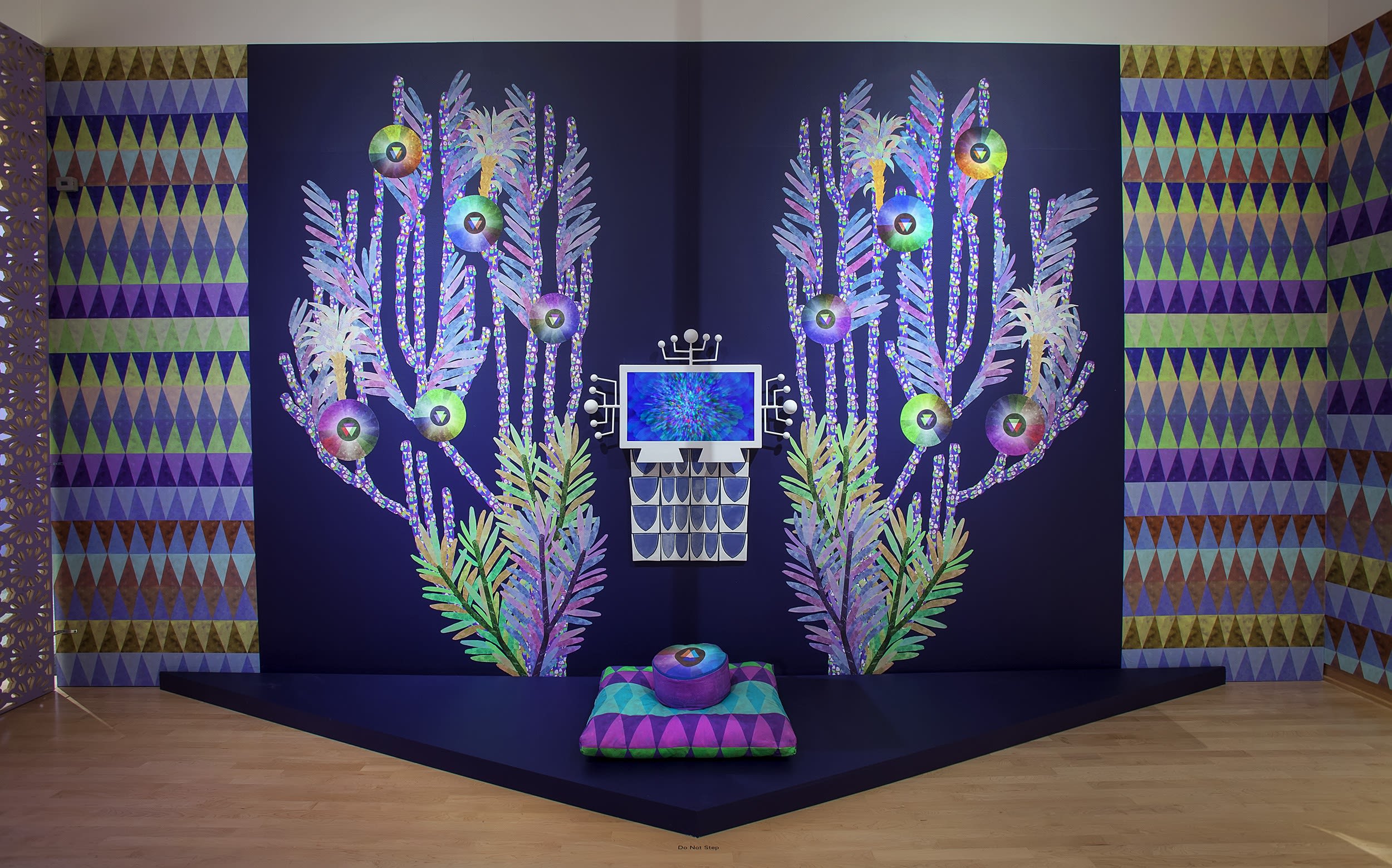 Installation view, Visionary Reality Outpost at John Michael Kohler Arts Center, Sheboygan, WI