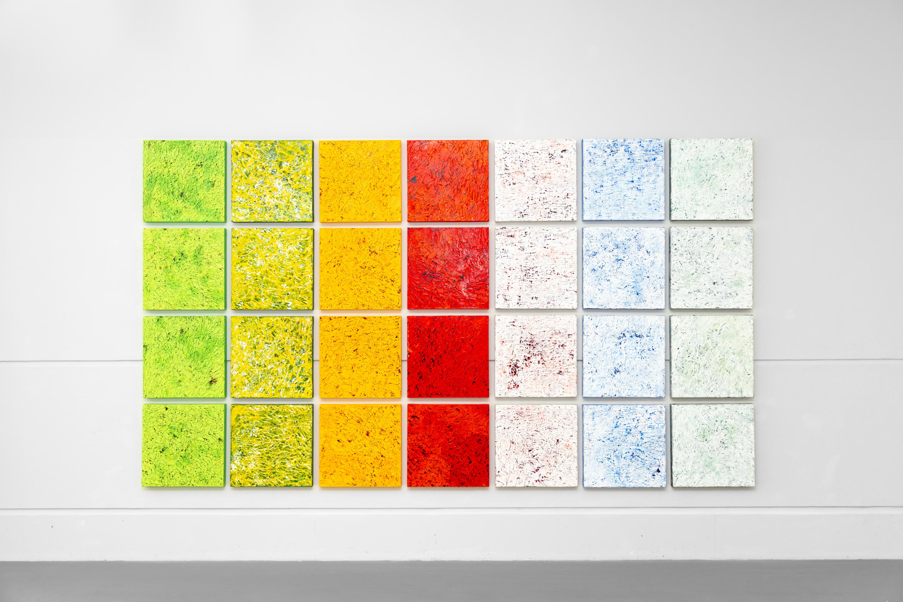 This grid installation is also available as a set and measures to approximately 150' W x 85' H at Galerie...