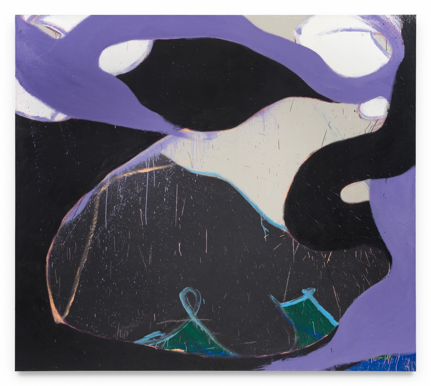 NORMAN BLUHM Philomela, 1972 Oil on canvas 96 x 108 inches 243.8 x 274.3 cm (MMG#34154)