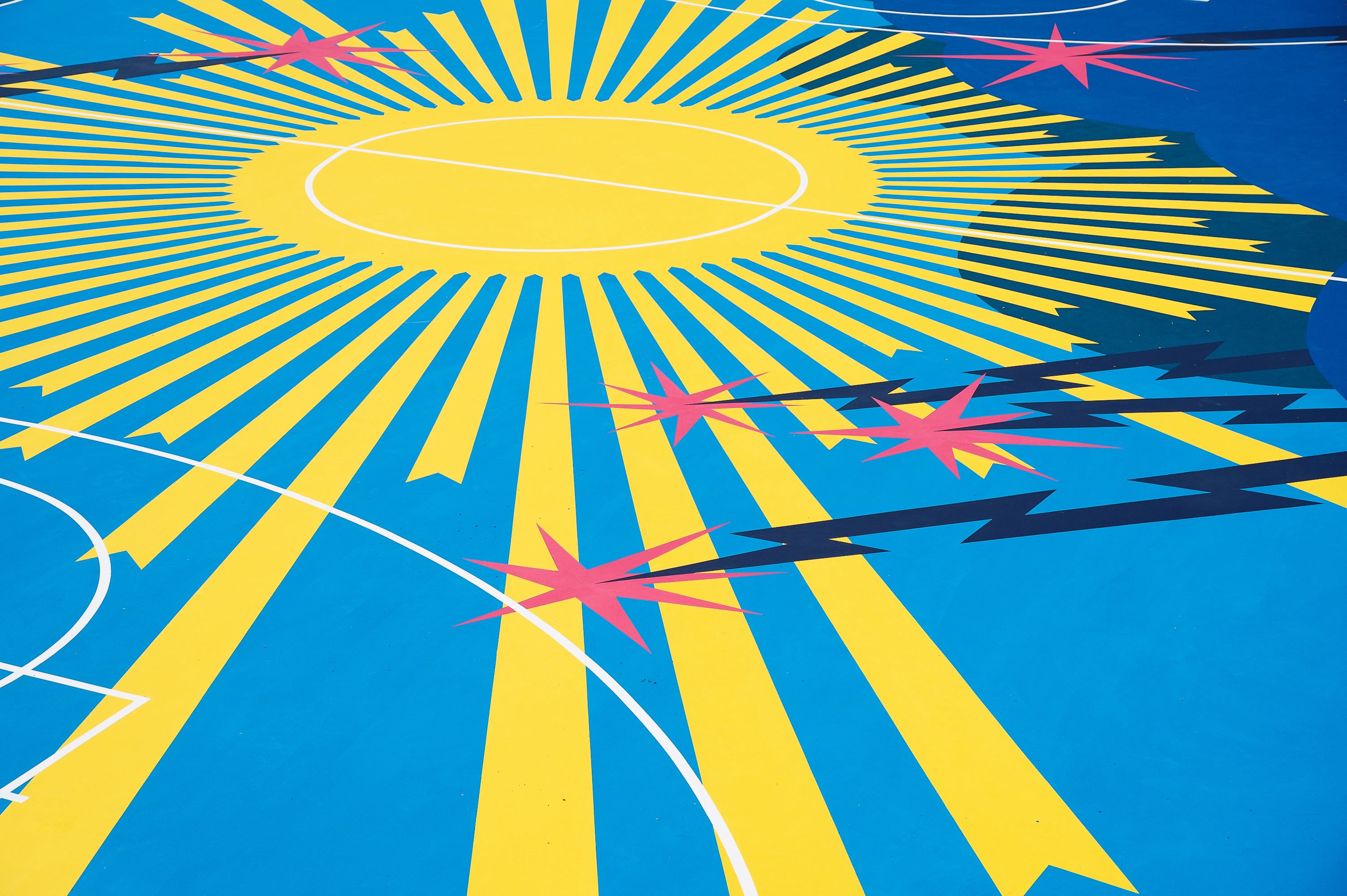 The Sun Breaking through Clouds, 2023, Artwork by Noritaka Tatehana, Organized by PROJECT BACKBOARD / go parkey