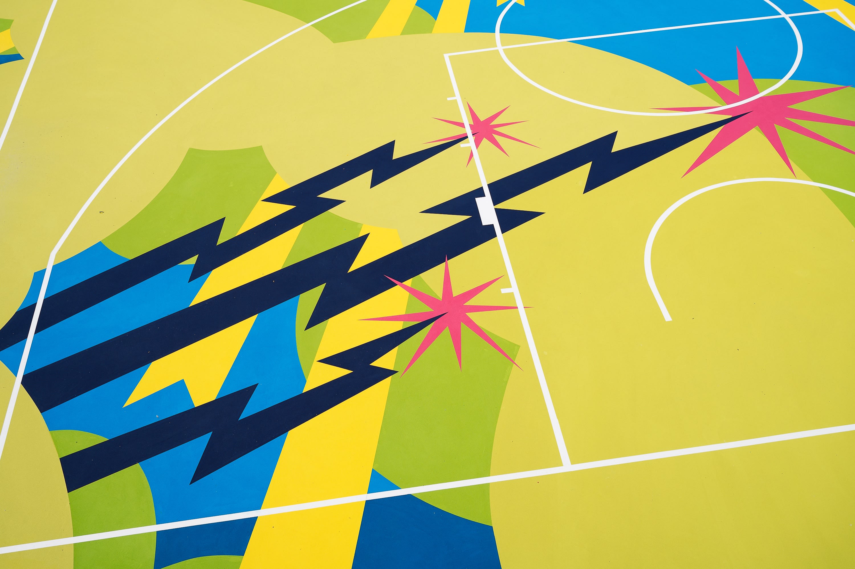 The Sun Breaking through Clouds, 2023, Artwork by Noritaka Tatehana, Organized by PROJECT BACKBOARD / go parkey