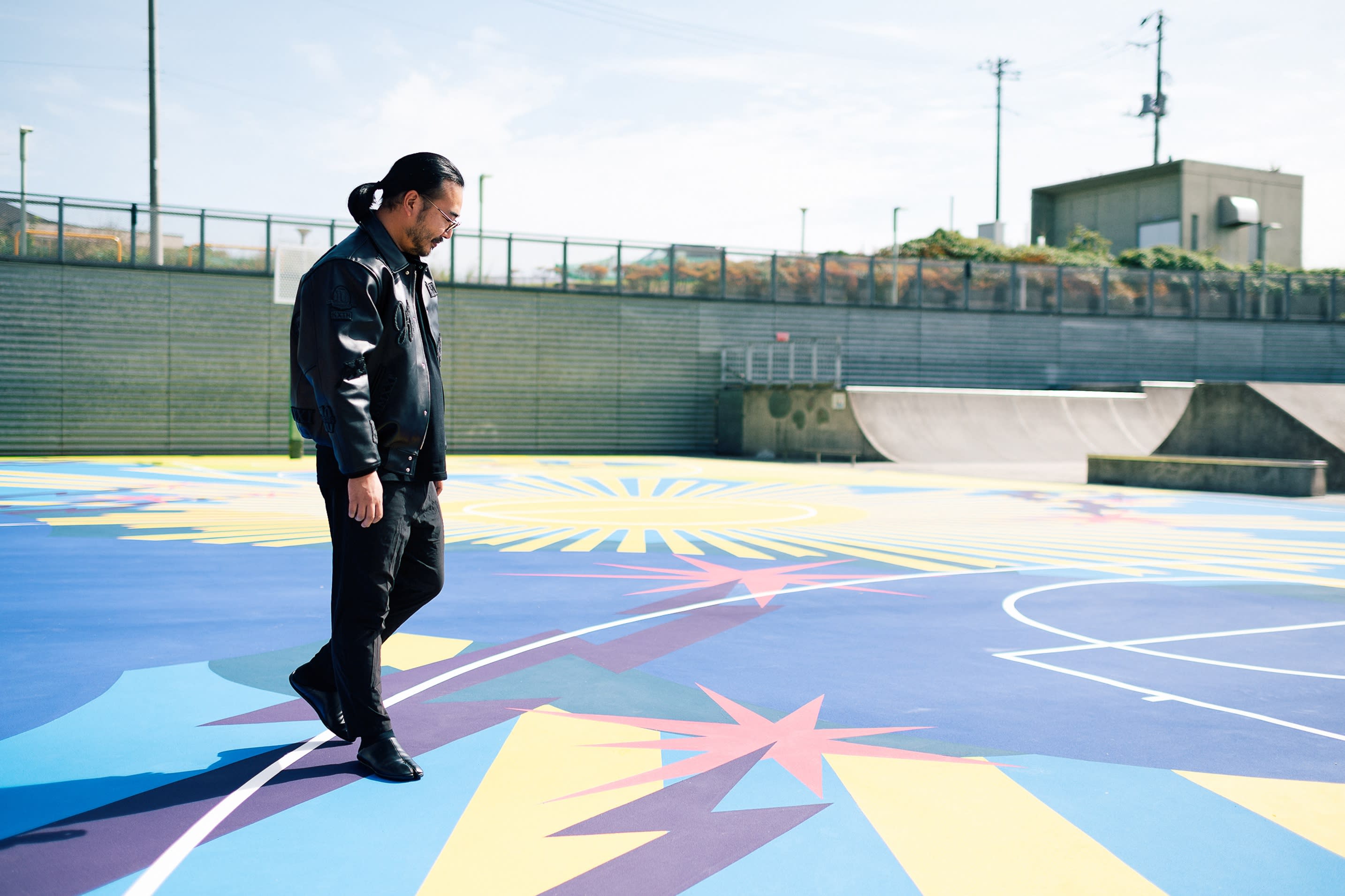 The Sun Breaking through Clouds, 2023, Artwork by Noritaka Tatehana, Organized by PROJECT BACKBOARD / go parkey