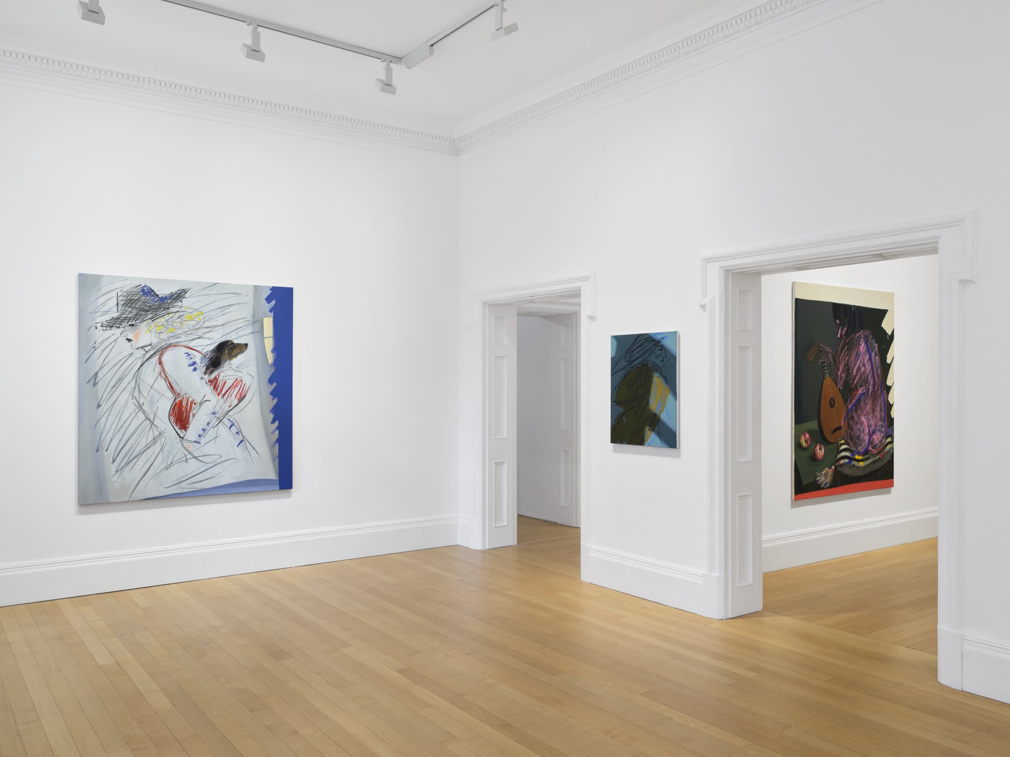 Installation view: Shadows, Thomas Dane Gallery, London, England