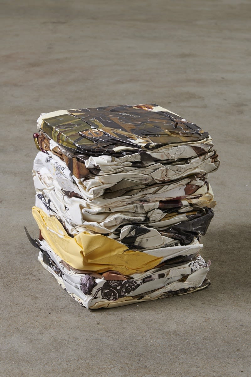 Michael Landy Saints Alive 2011-2013, Scaled-Down 2018, 2018 felt pen, pencil, watercolour pencil, ink, paint, photographic paper, card, paper, canvas...