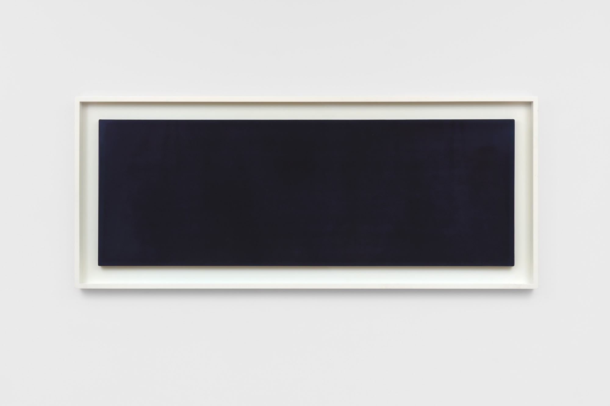 Long Black Mirror IX, 1980 acrylic on canvas 77 x 216 cm. 30 1/4 x 85 1/8 in.