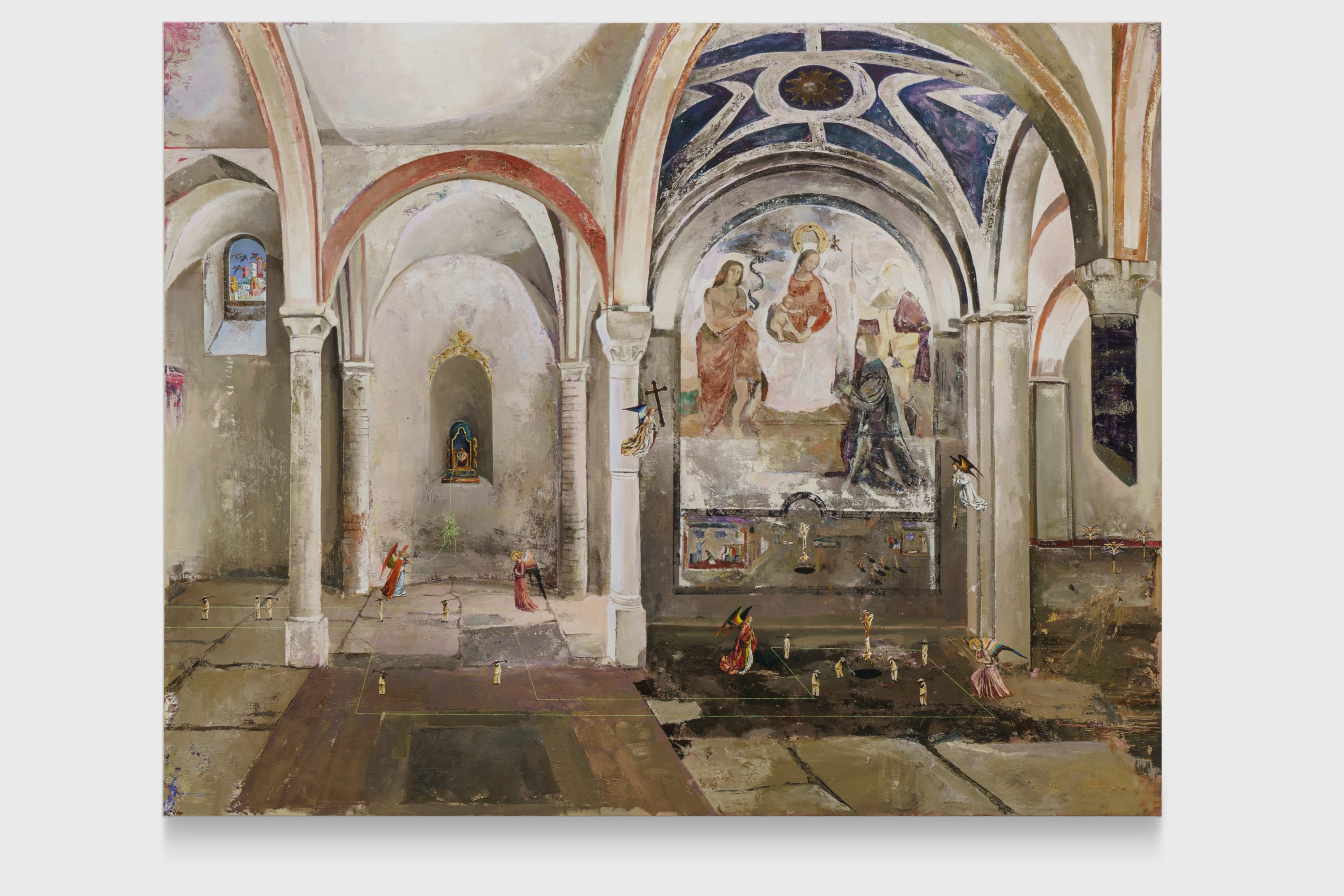 André Griffo O fim condizente com o começo 3, 2021 oil paint on canvas 177 x 223 cm | 69.7...