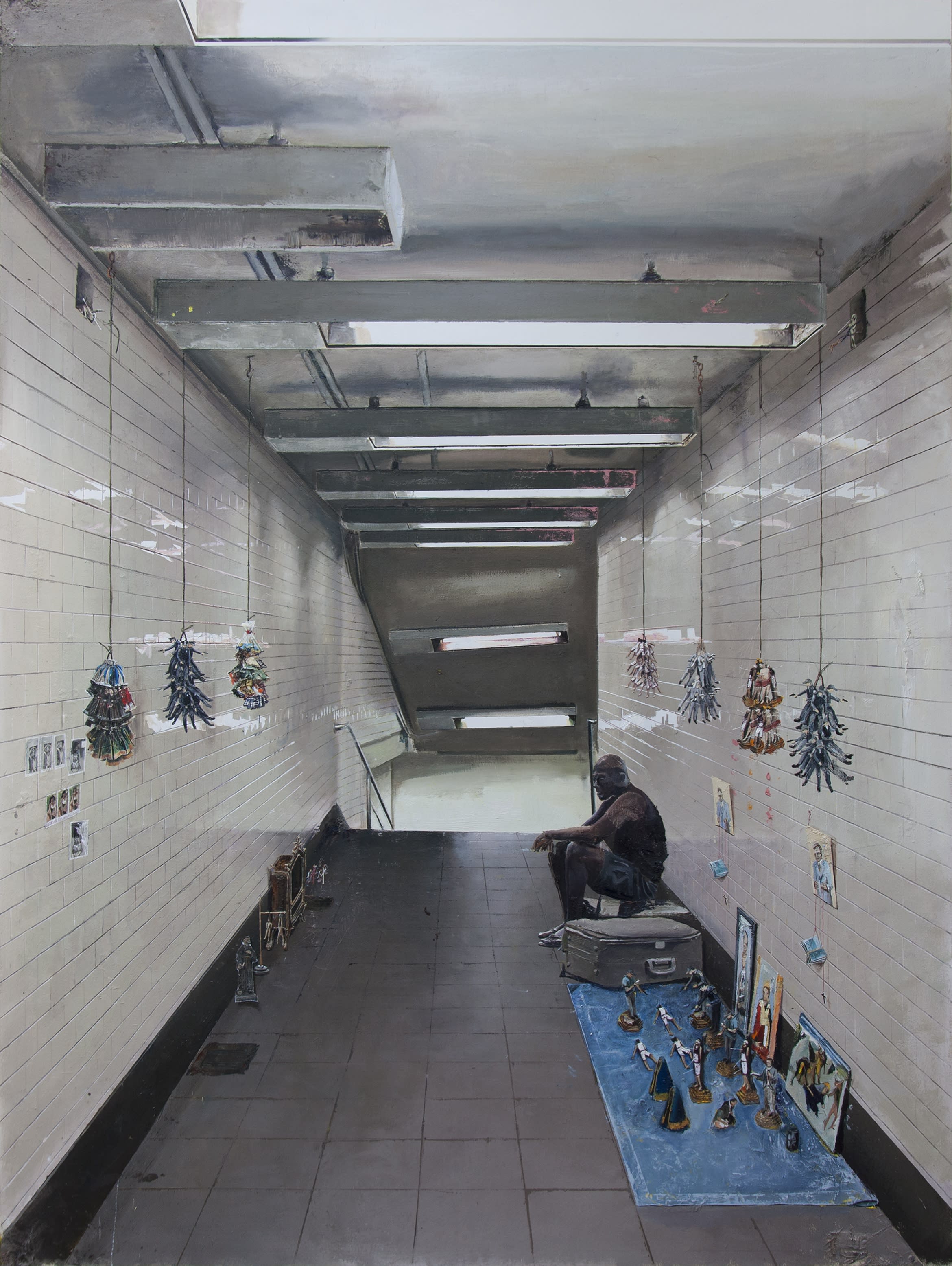 André Griffo O vendedor de miniaturas 2, 2021 acrylic and oil on canvas 177 x 133 cm | 69.7 x...