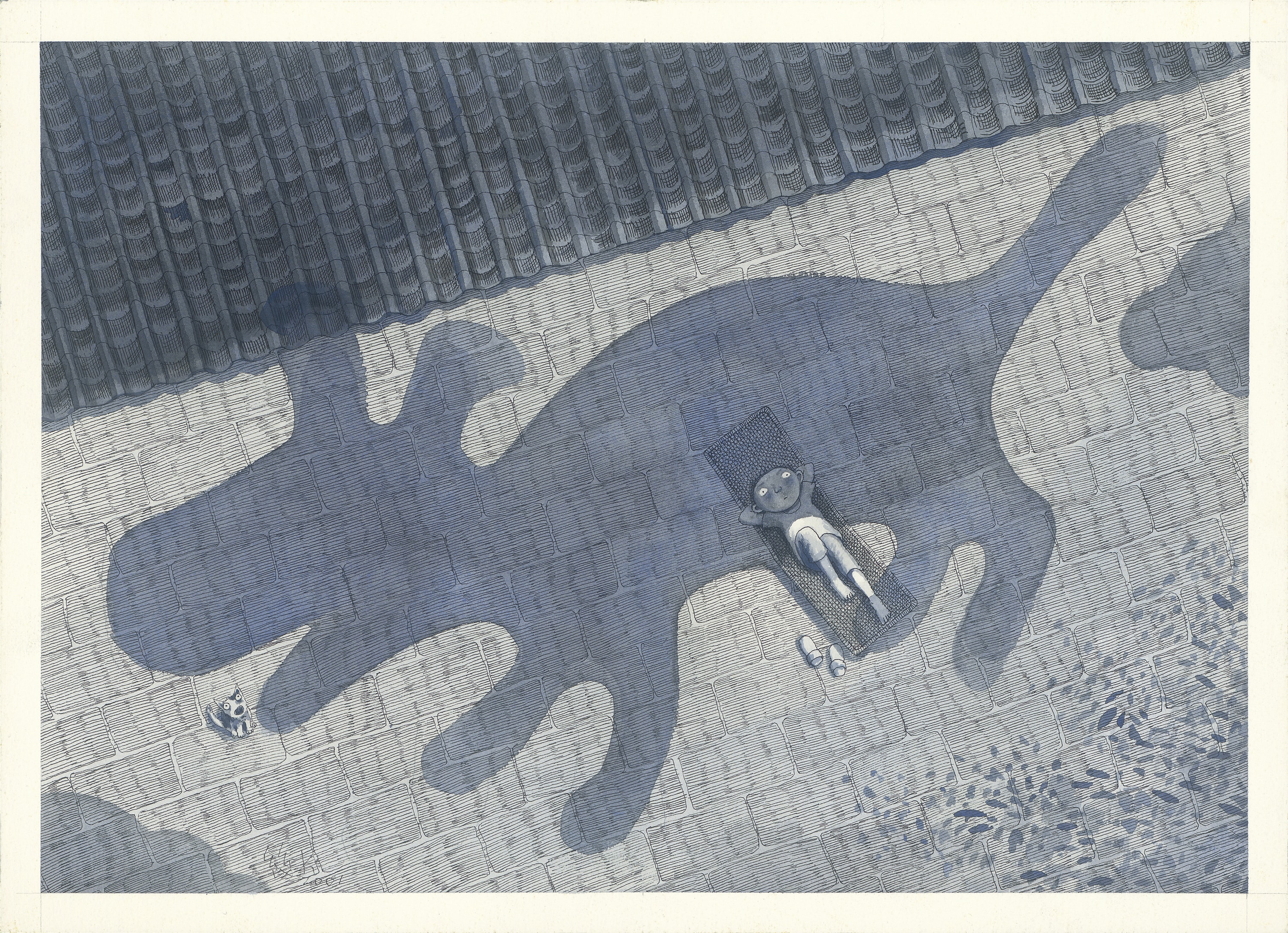 幾米 Jimmy Liao, 母親 Mother, 2001 壓克力顏料、水彩、油性簽字筆／紙 Acrylic, watercolor and marker on paper, 35 x 49 cm / each, set...