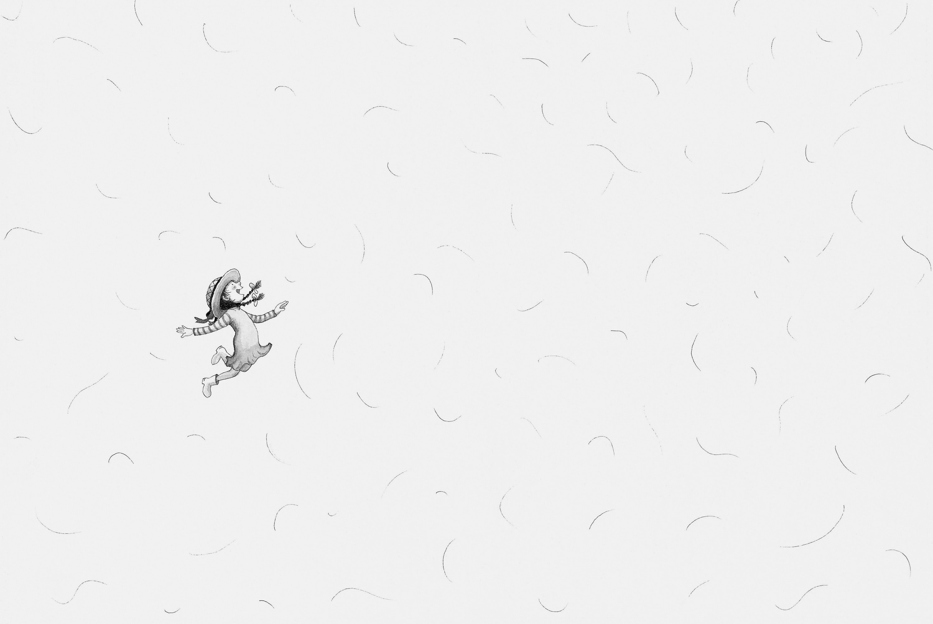 幾米 Jimmy Liao 謝謝你毛毛兔，這個下午真好玩 Thank you, Furry Bunny, for a wonderful afternoon 2005 壓克力顏料、水彩、油性簽字筆／紙 Acrylic, watercolor and marker on paper,...