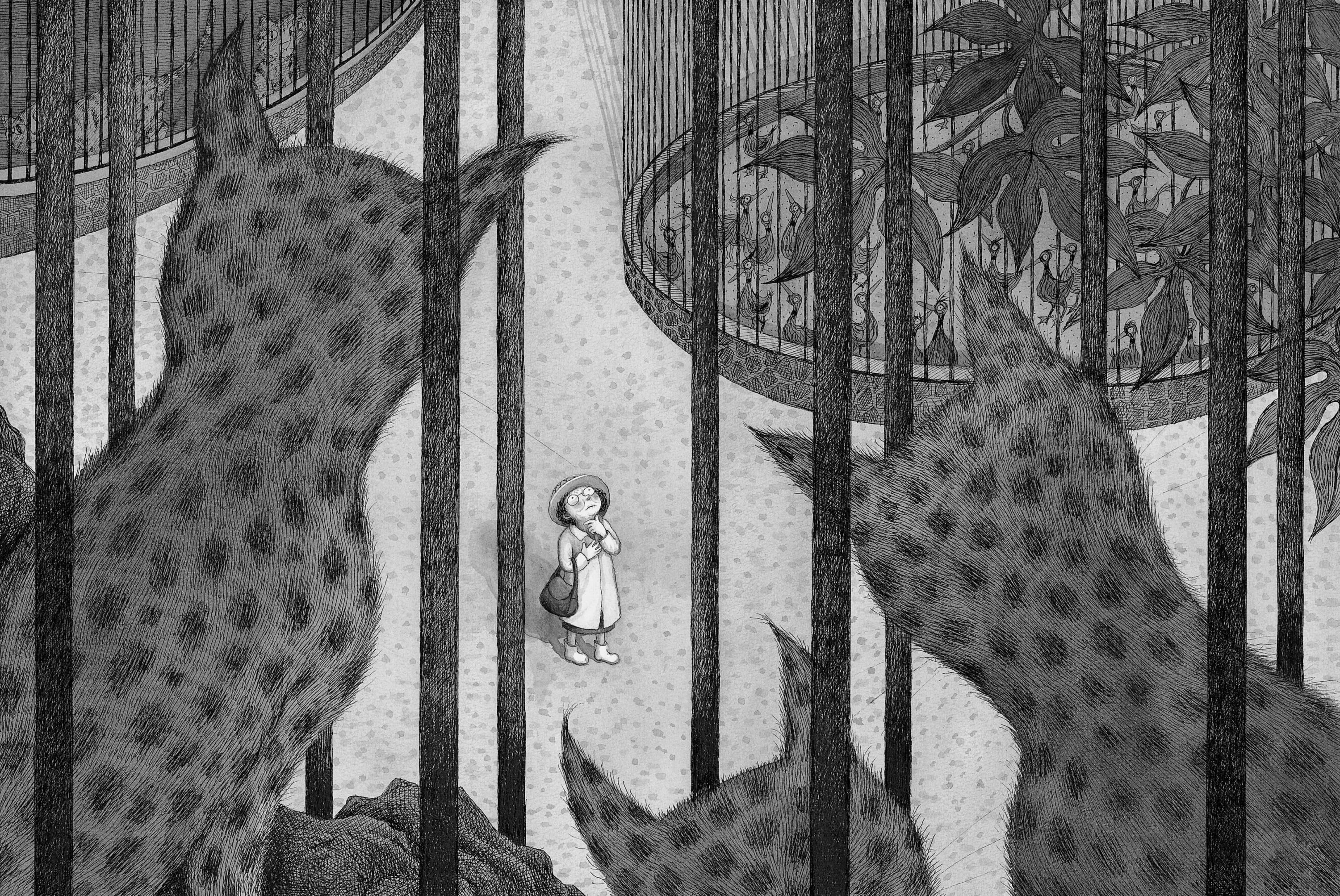 幾米 Jimmy Liao 謝謝你毛毛兔，這個下午真好玩 Thank you, Furry Bunny, for a wonderful afternoon 2005 壓克力顏料、水彩、油性簽字筆／紙 Acrylic, watercolor and marker on paper,...