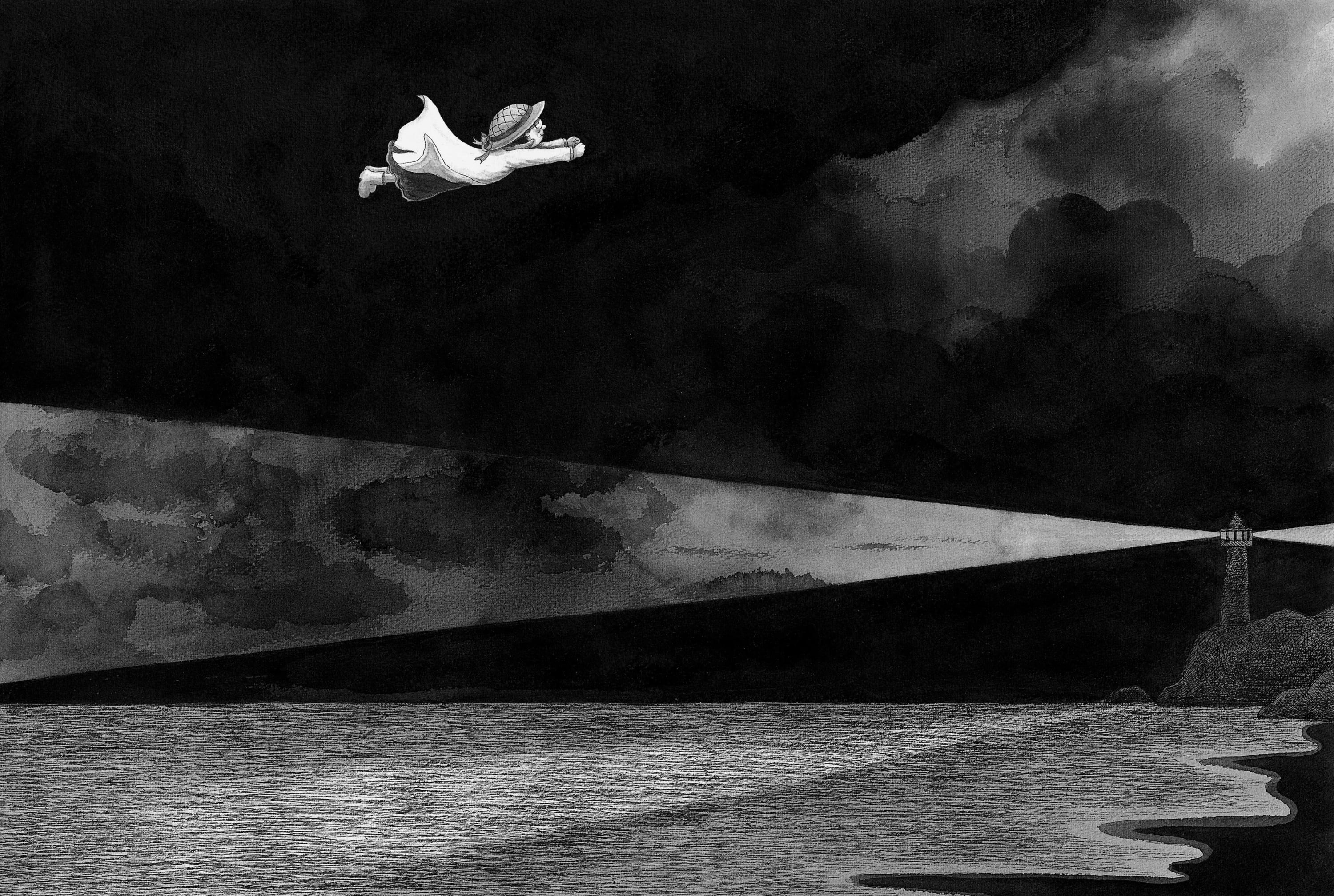 幾米 Jimmy Liao 謝謝你毛毛兔，這個下午真好玩 Thank you, Furry Bunny, for a wonderful afternoon 2005 壓克力顏料、水彩、油性簽字筆／紙 Acrylic, watercolor and marker on paper,...