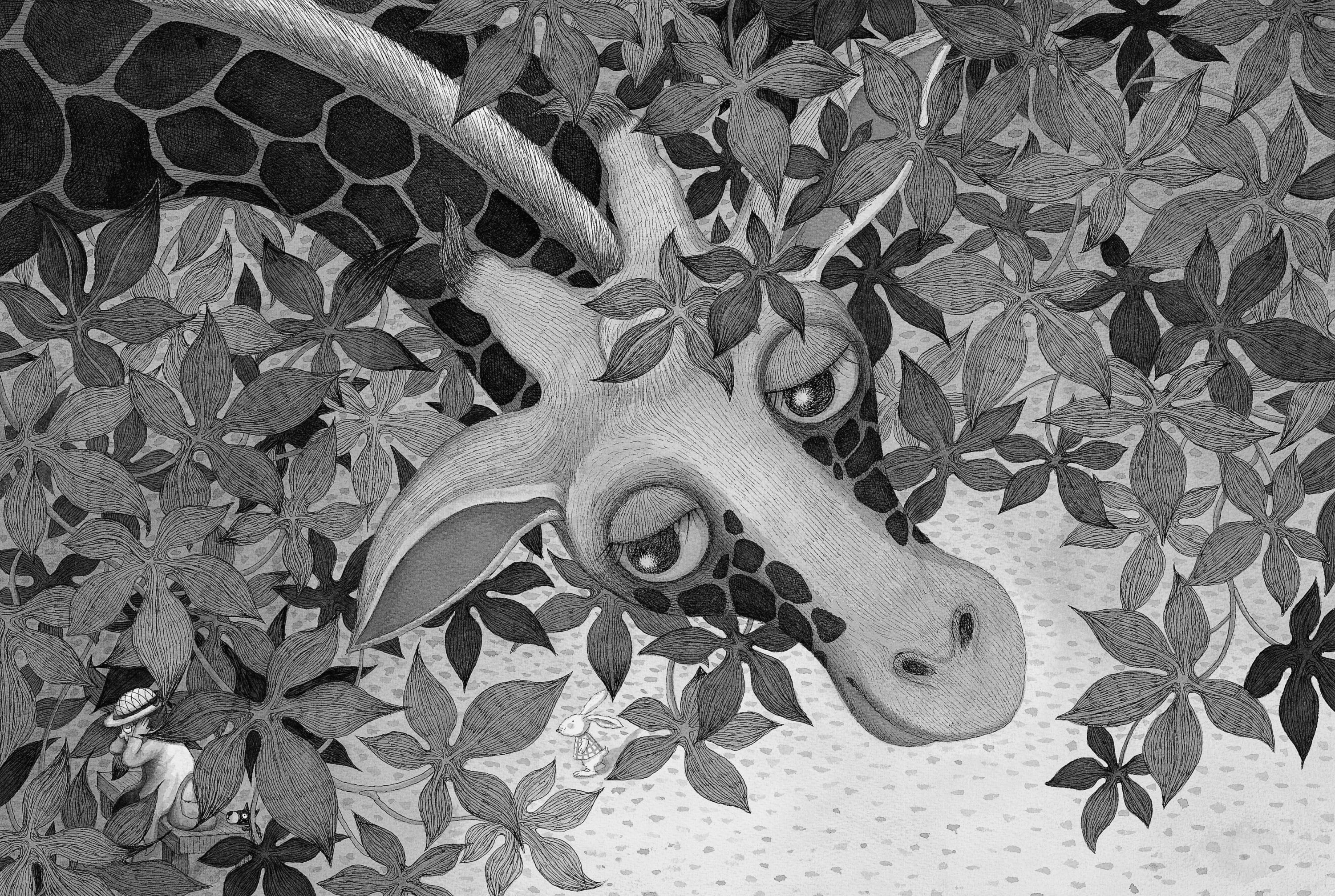 幾米 Jimmy Liao 謝謝你毛毛兔，這個下午真好玩 Thank you, Furry Bunny, for a wonderful afternoon 2005 壓克力顏料、水彩、油性簽字筆／紙 Acrylic, watercolor and marker on paper,...