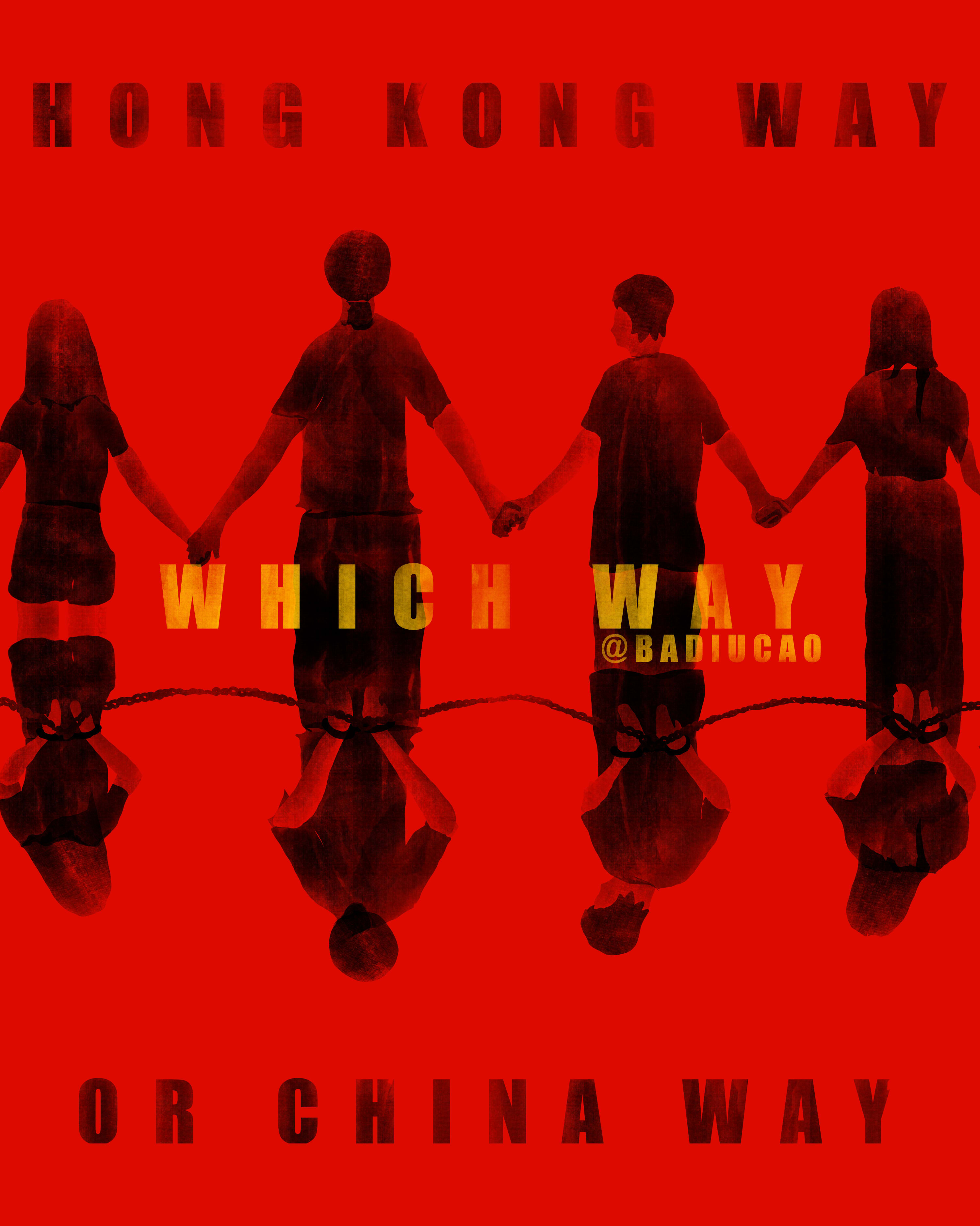 Badiucao, Which Way, 2019