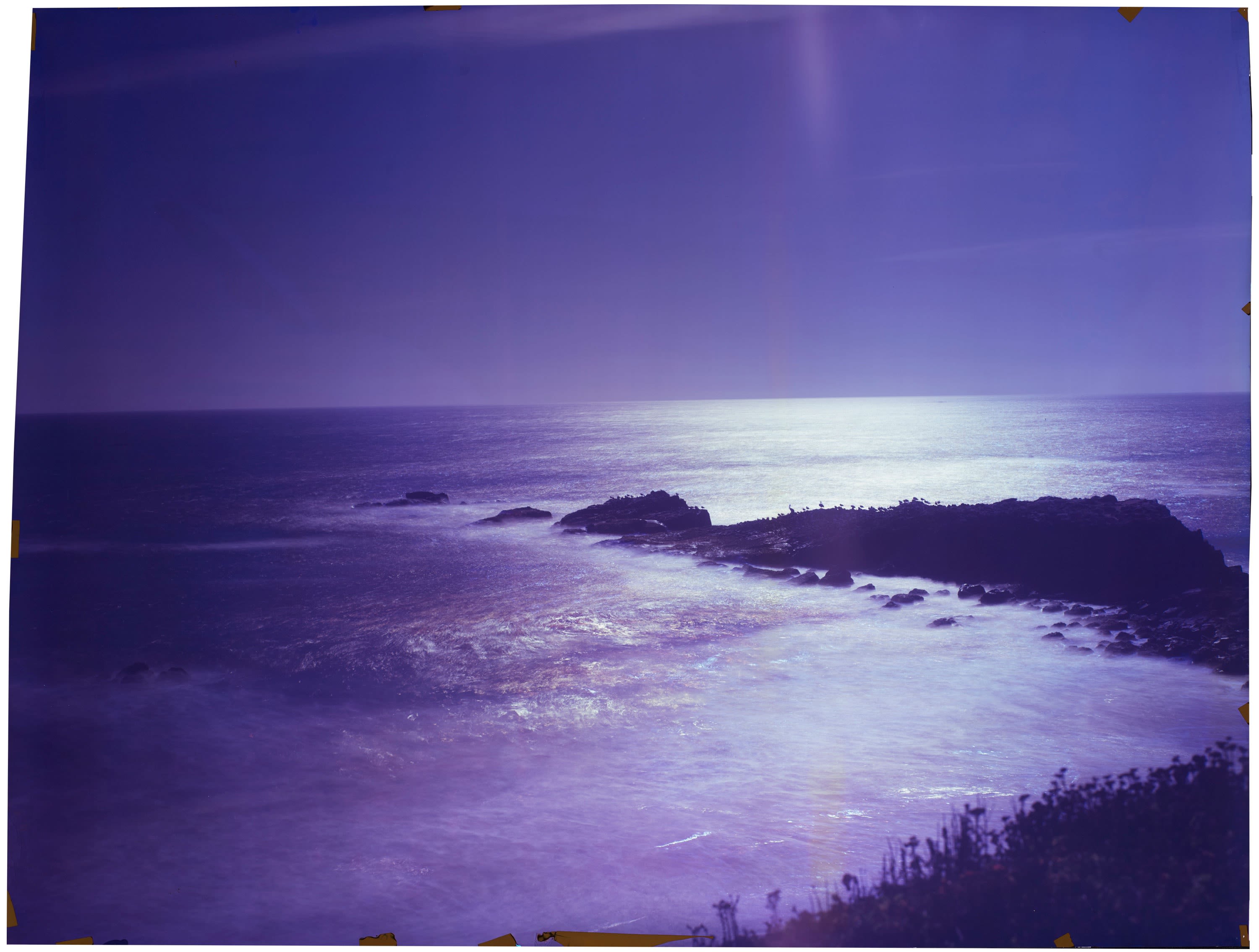 John Chiara Cabrillo Highway at Pescadero Creek Road, Variation 6, 2016 Camera Obscura Ilfochrome Photograph, Unique 59 x 75 inches,...