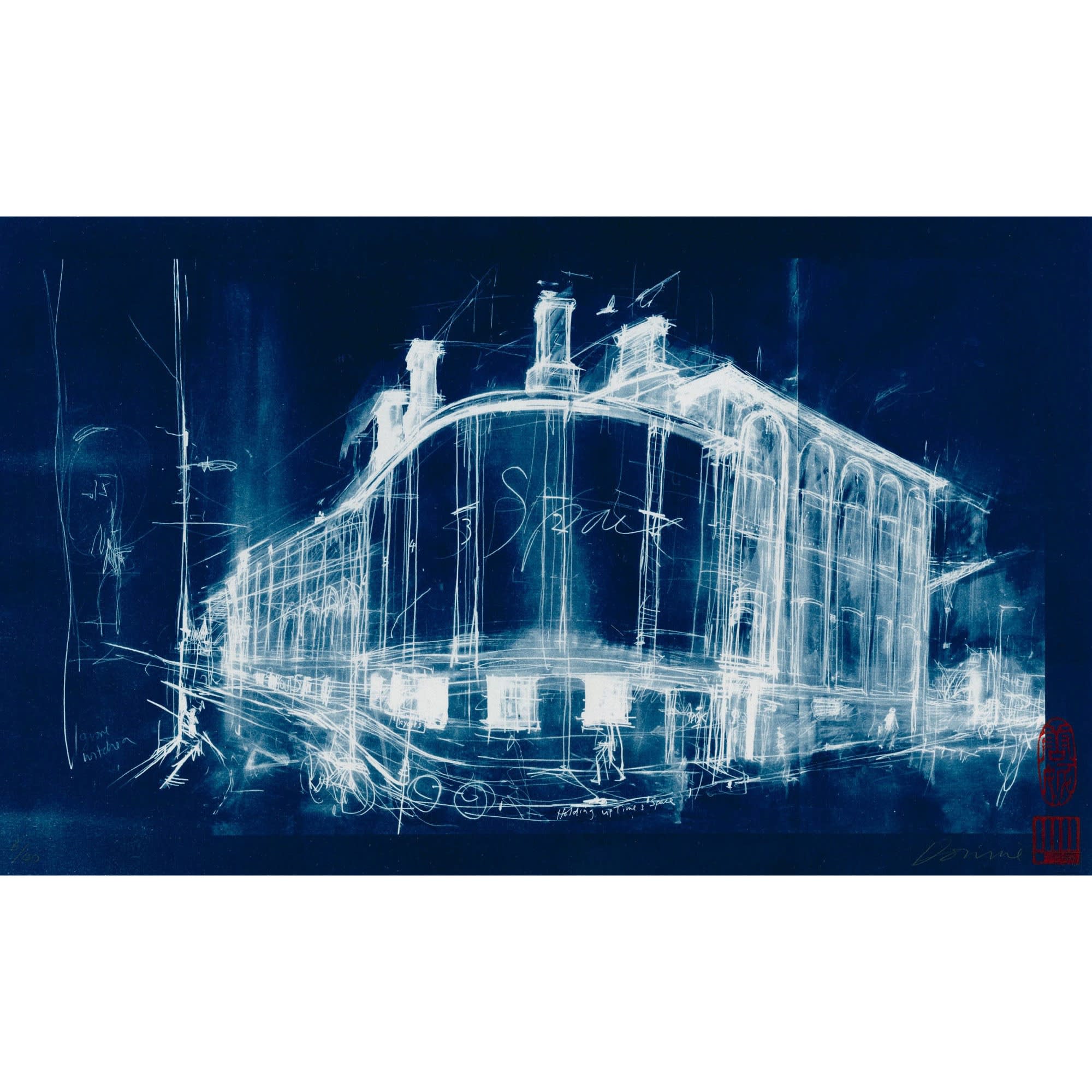KATE DOWNIE, BLUEPRINT FOR THE FUTURE, 2015 £360.00
